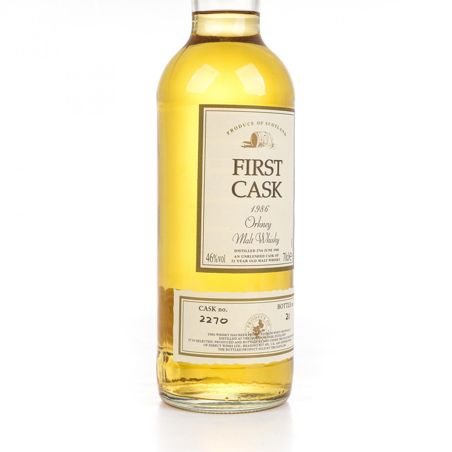 Highland Park 高原骑士 21年 1986 First Cask 单桶#2270