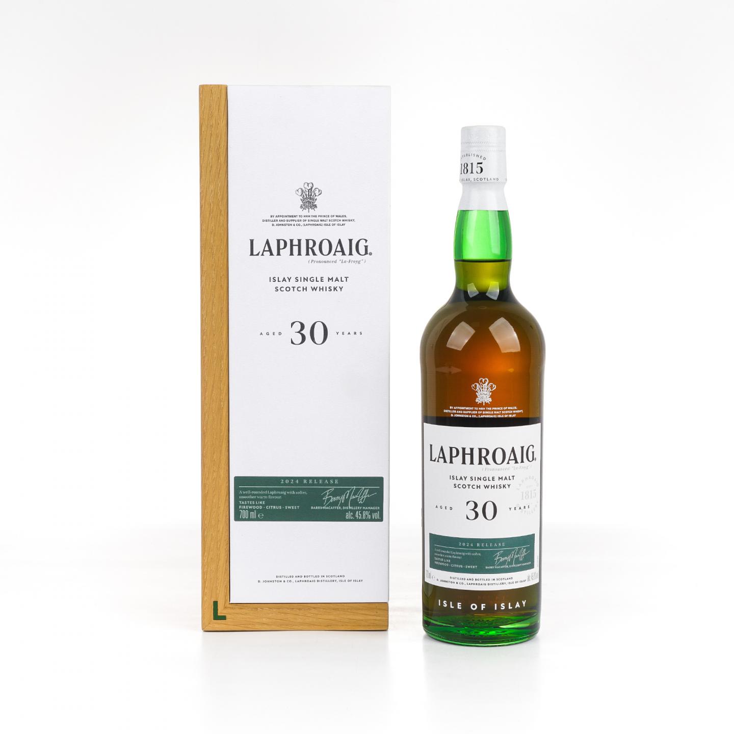 Laphroaig 拉弗格 30年 2024 Release