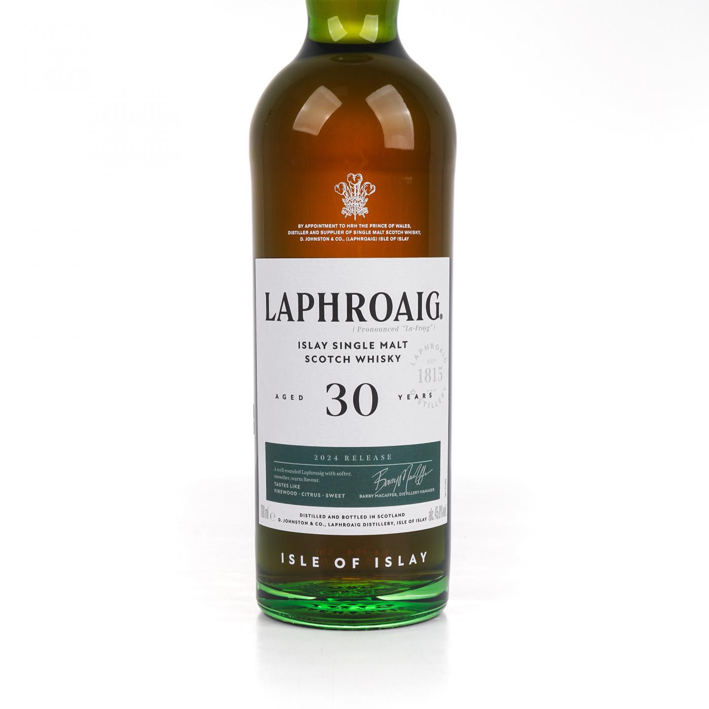 Laphroaig 拉弗格 30年 2024 Release