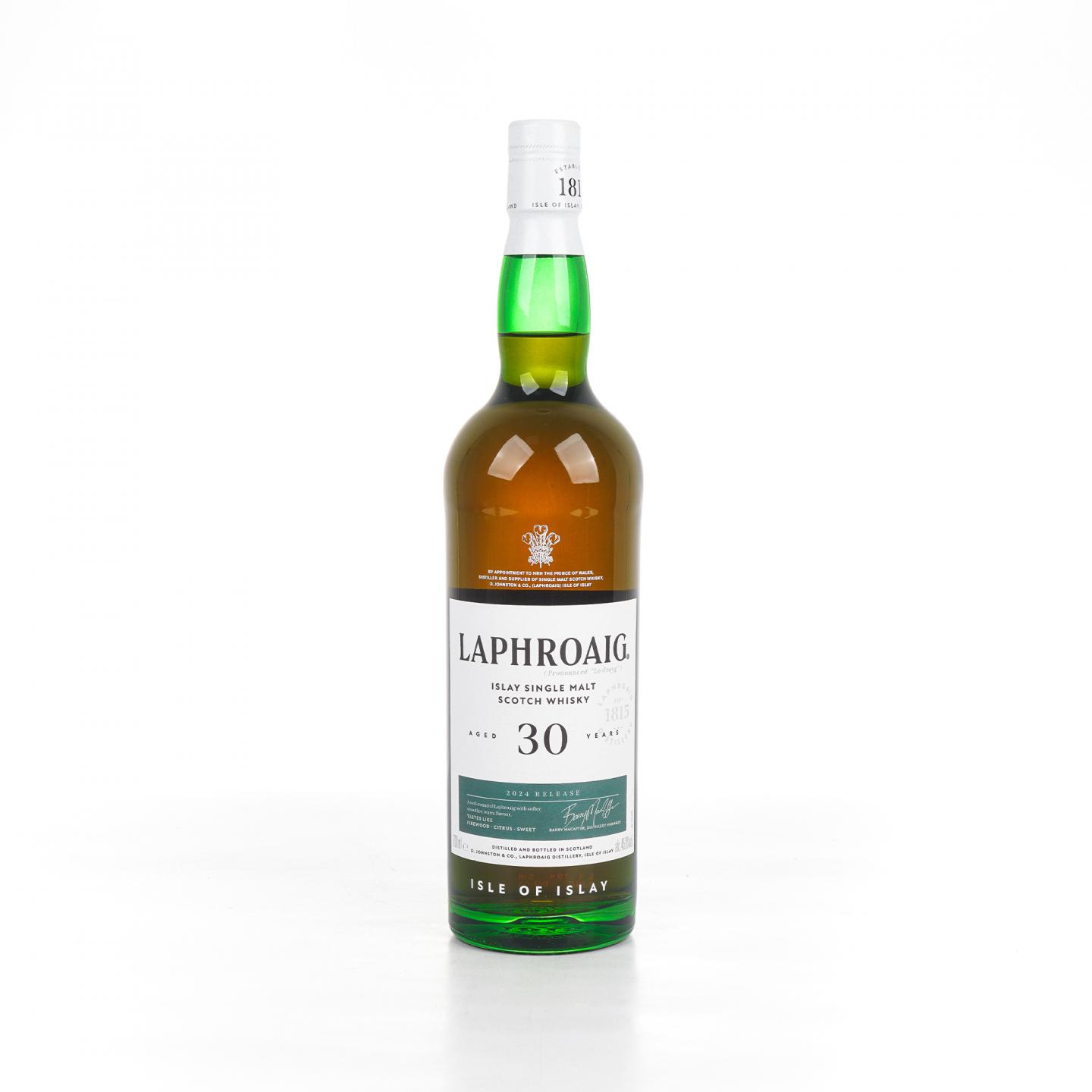 Laphroaig 拉弗格 30年 2024 Release 行货