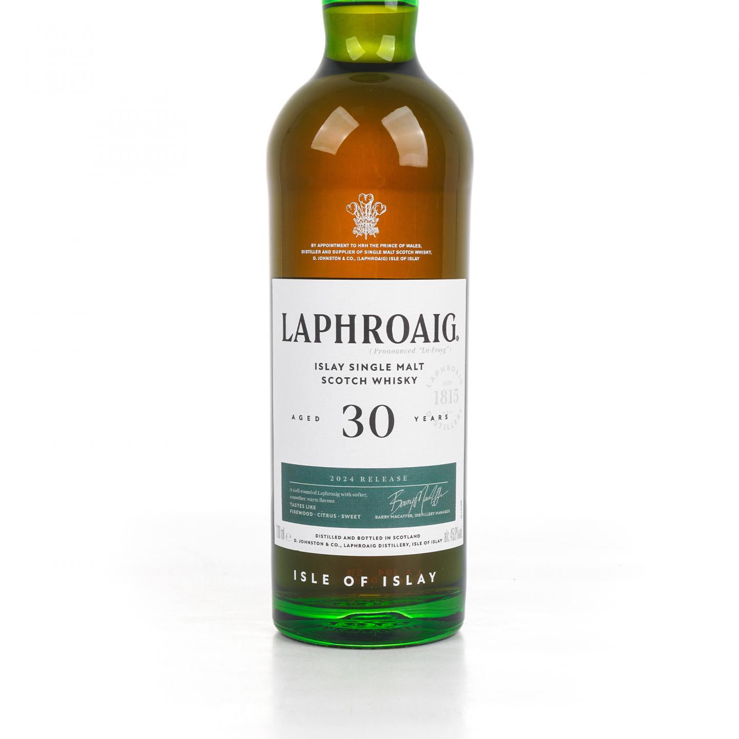 Laphroaig 拉弗格 30年 2024 Release 行货