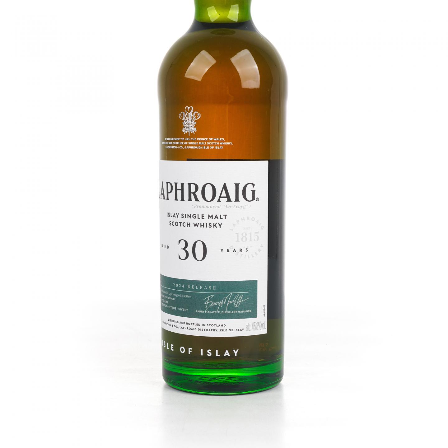 Laphroaig 拉弗格 30年 2024 Release 行货