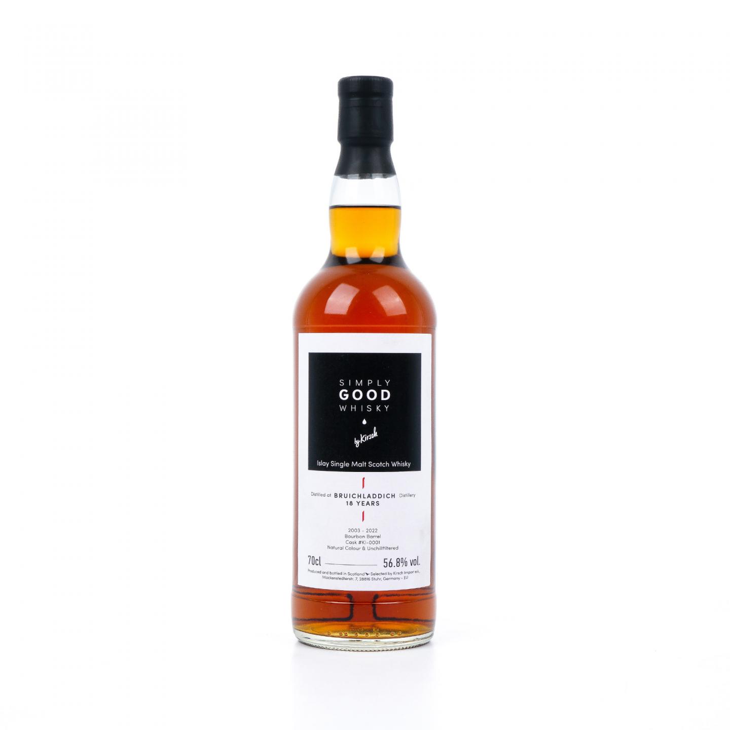 Bruichladdich 布赫拉迪 18年 2003-2022 Kirsch Import