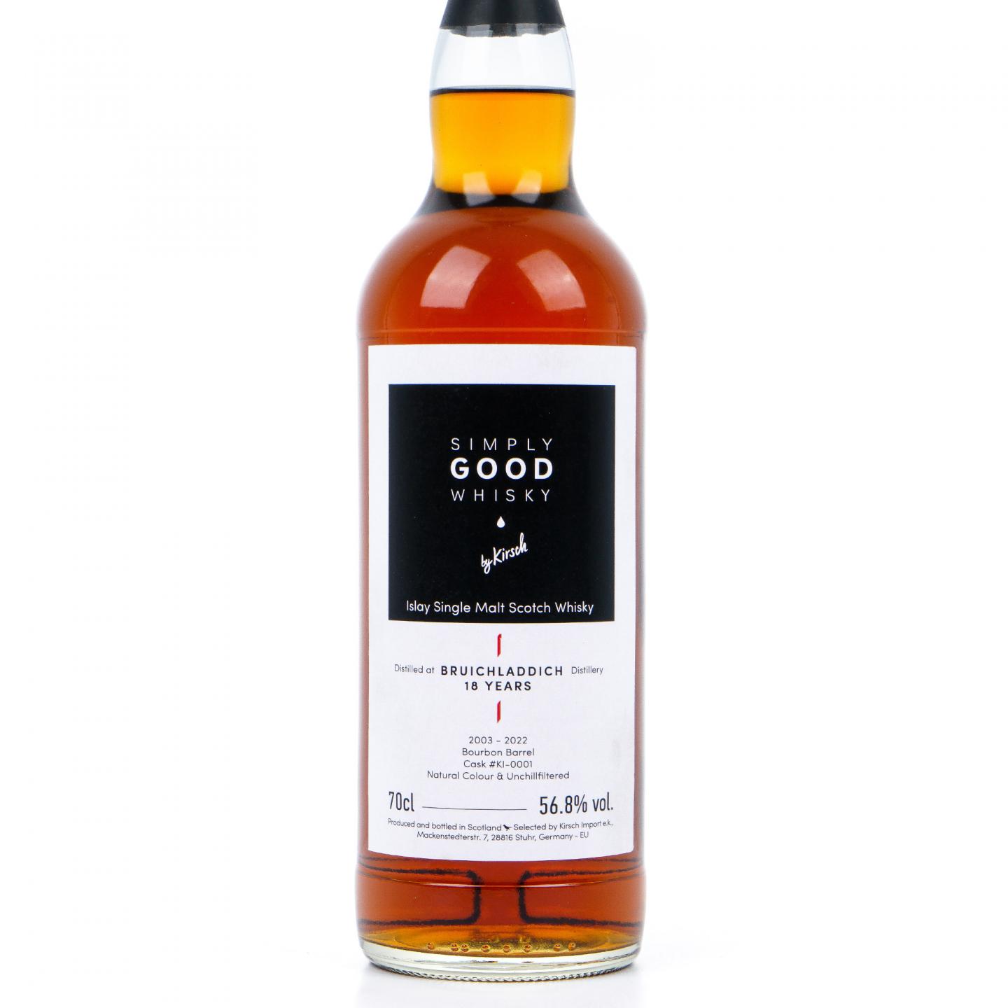 Bruichladdich 布赫拉迪 18年 2003-2022 Kirsch Import