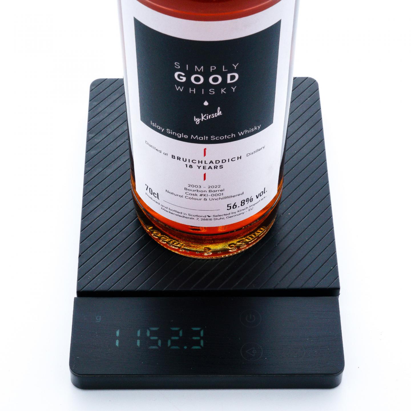 Bruichladdich 布赫拉迪 18年 2003-2022 Kirsch Import