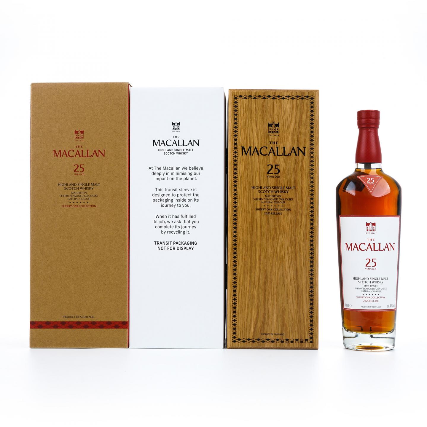 Macallan 麦卡伦 25年 2025 雪莉桶