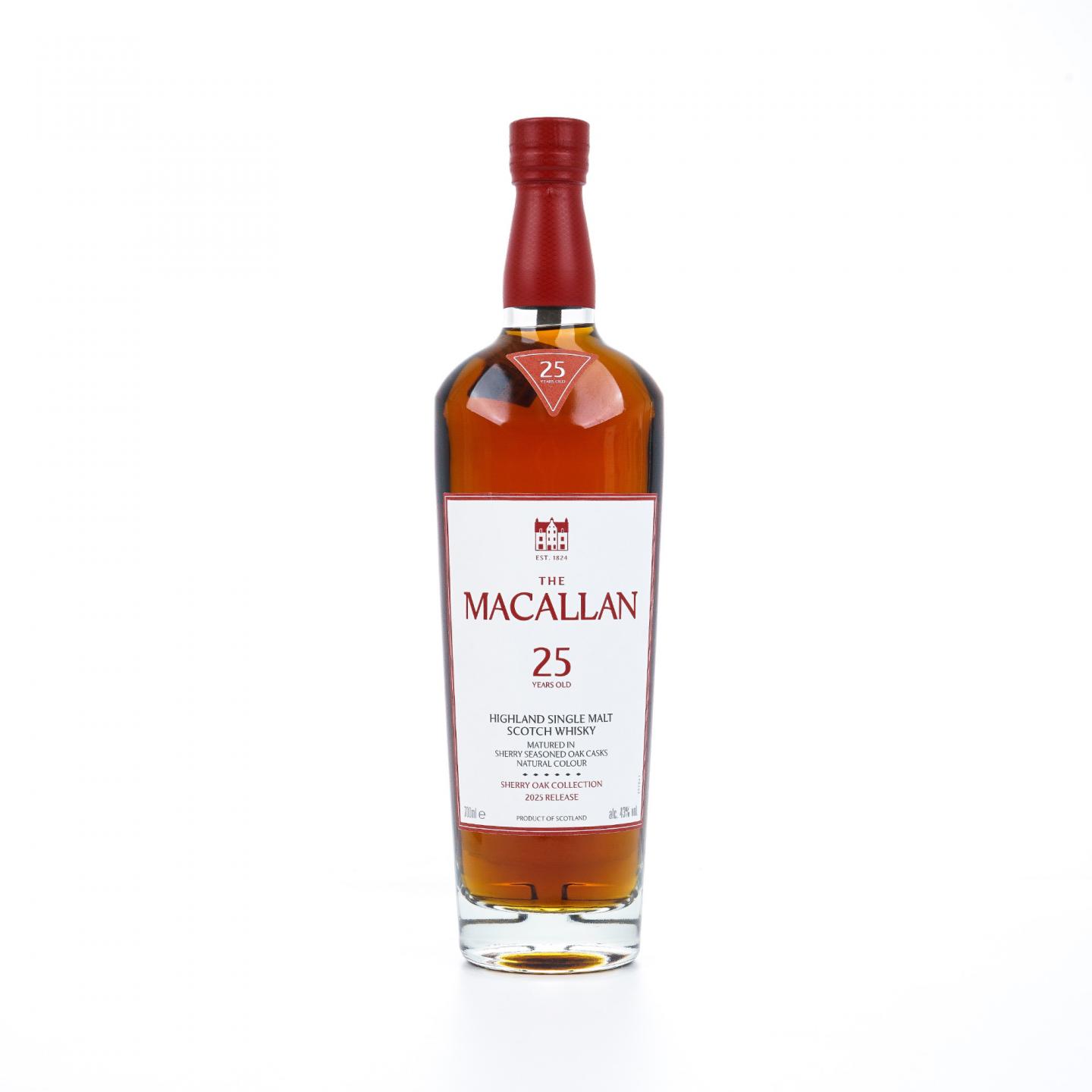 Macallan 麦卡伦 25年 2025 雪莉桶