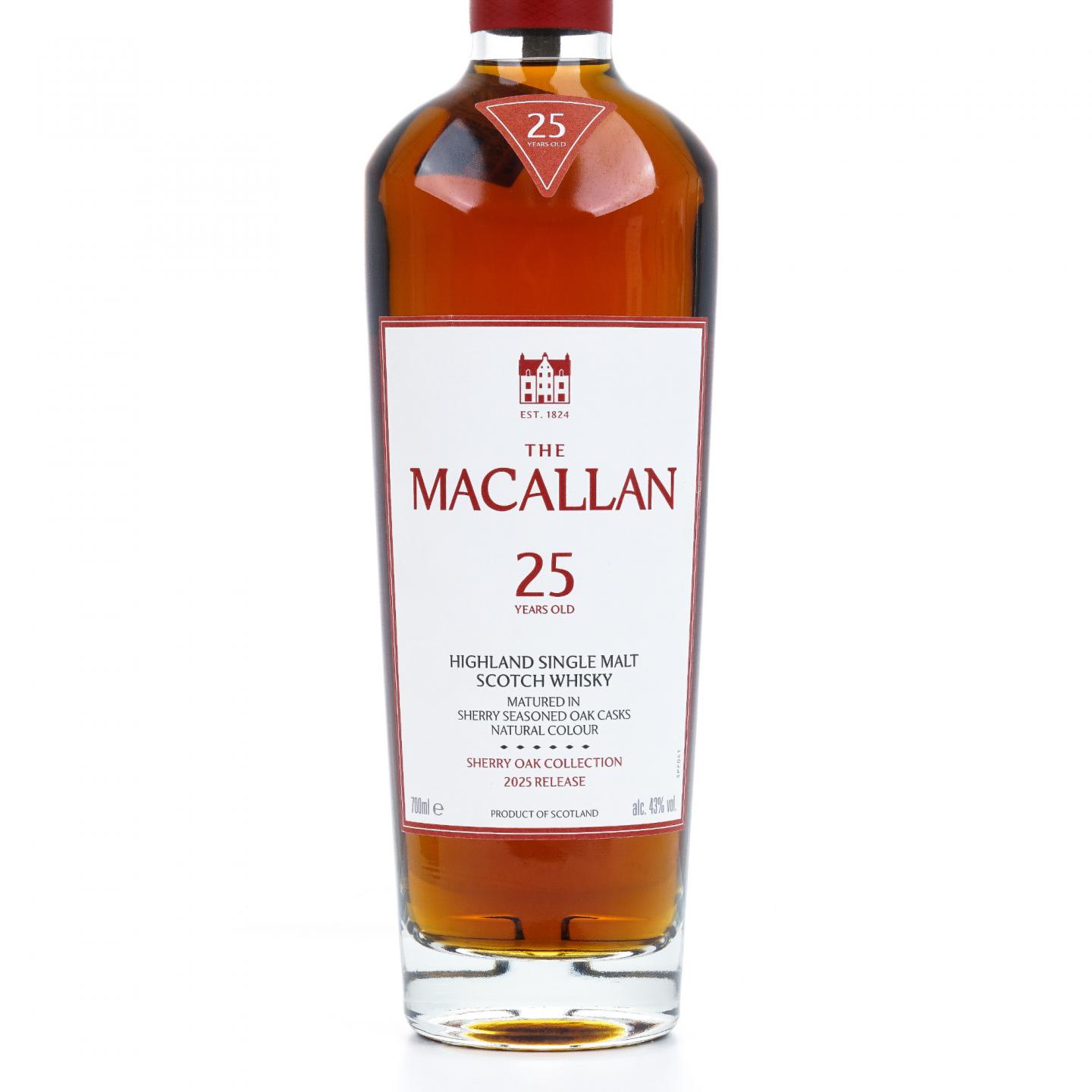 Macallan 麦卡伦 25年 2025 雪莉桶