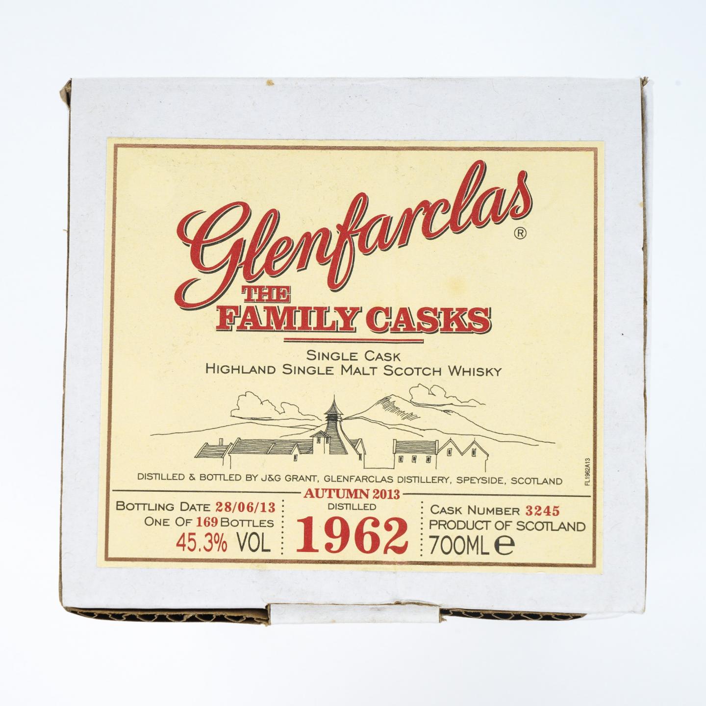 Glenfarclas 格兰花格 1962-2013 家族桶 单桶#3245