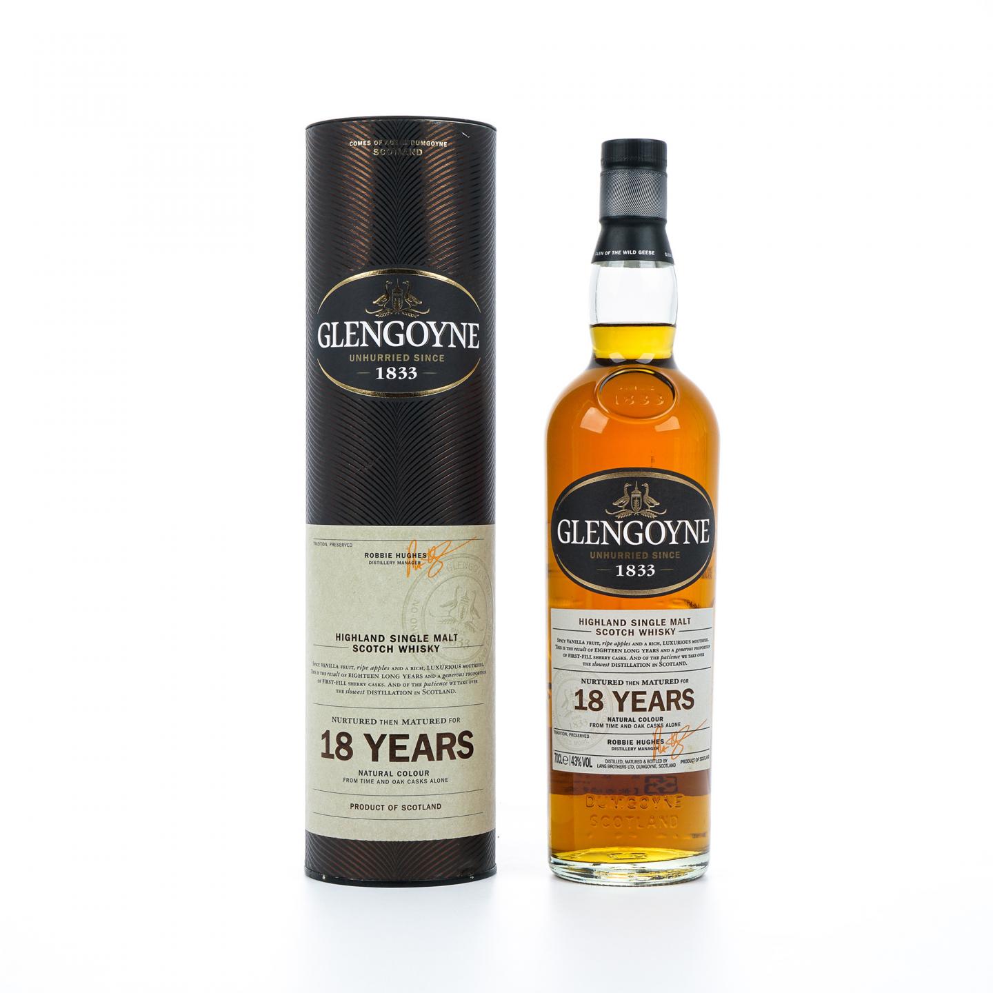 Glengoyne 格兰哥尼 18年 单一麦芽威士忌 43%Vol.