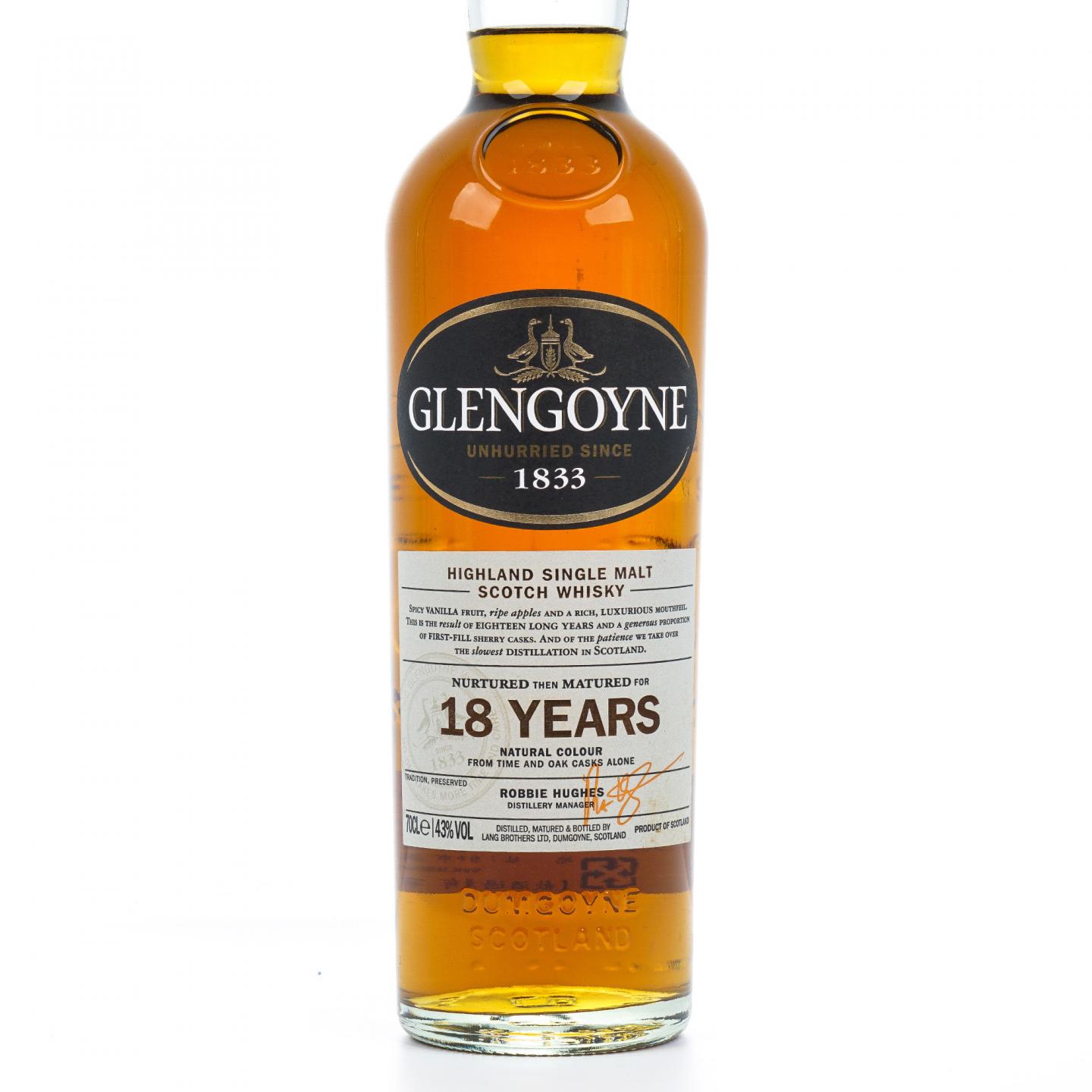 Glengoyne 格兰哥尼 18年 单一麦芽威士忌 43%Vol.