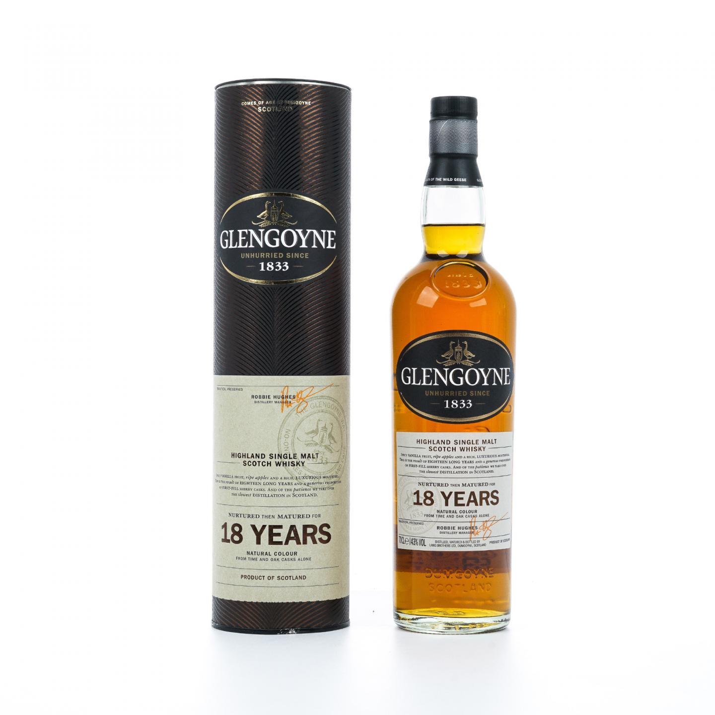 Glengoyne 格兰哥尼 18年 单一麦芽威士忌 700ml