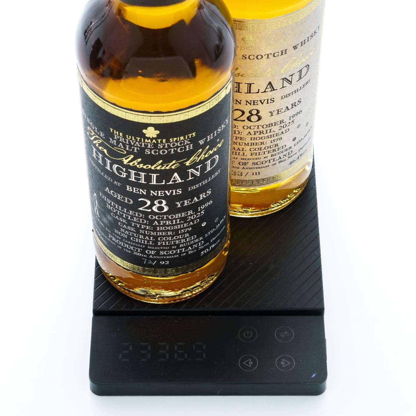 Ben Nevis 本尼维斯 28年 1996-2025 200周年纪念 2瓶组