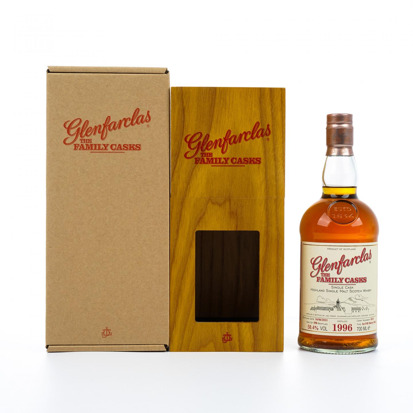 Glenfarclas 格兰花格 1996-2021 雪莉单桶#8312 家族桶