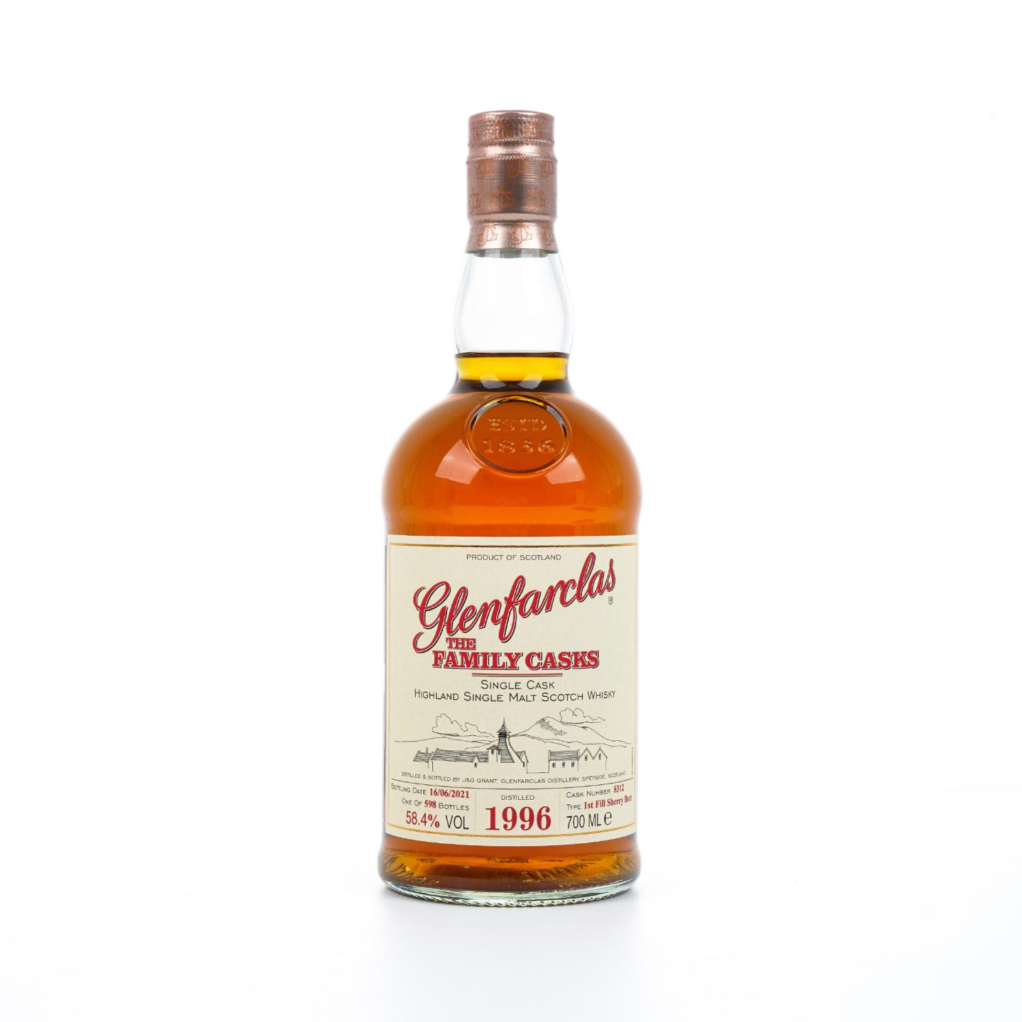 Glenfarclas 格兰花格 1996-2021 雪莉单桶#8312 家族桶