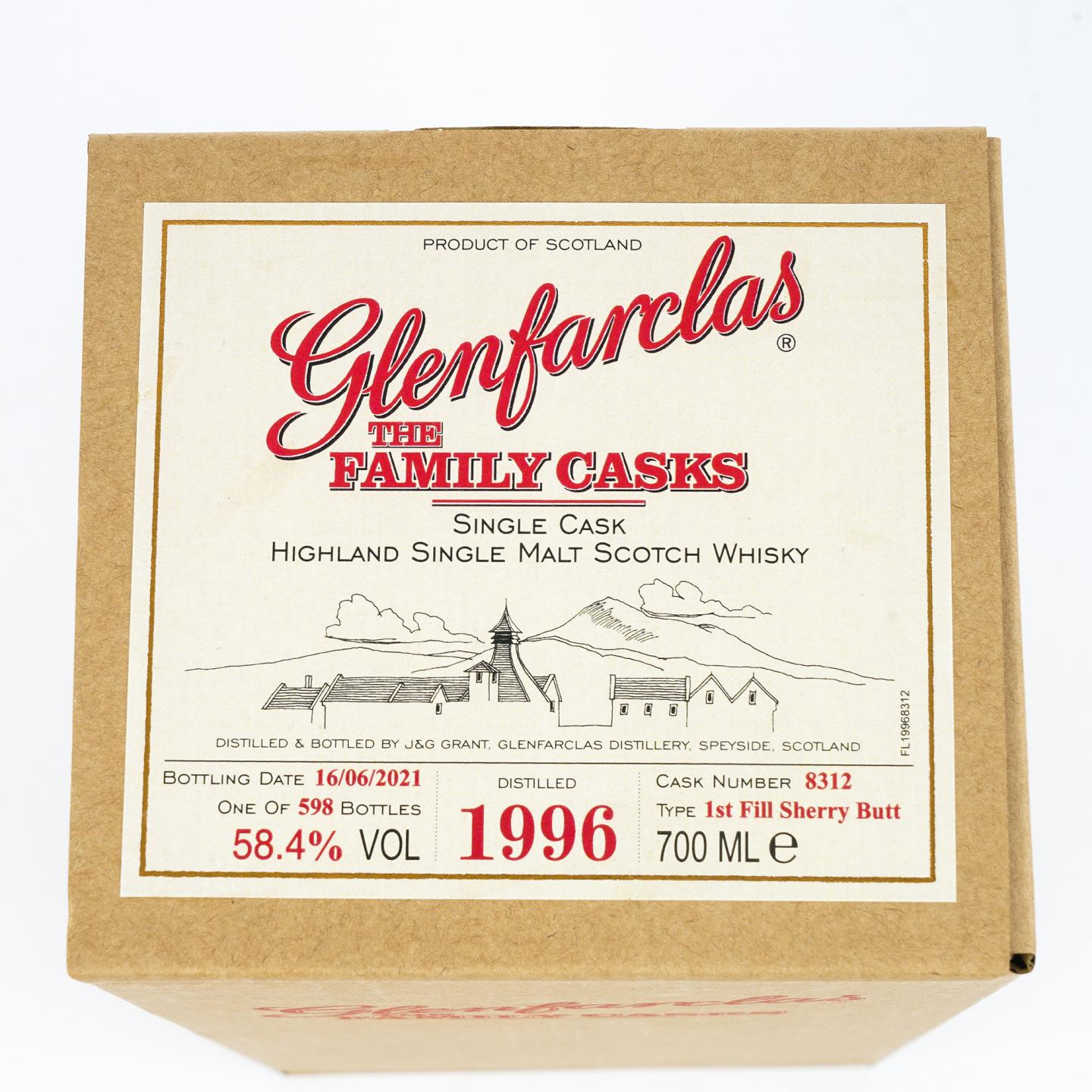 Glenfarclas 格兰花格 1996-2021 雪莉单桶#8312 家族桶