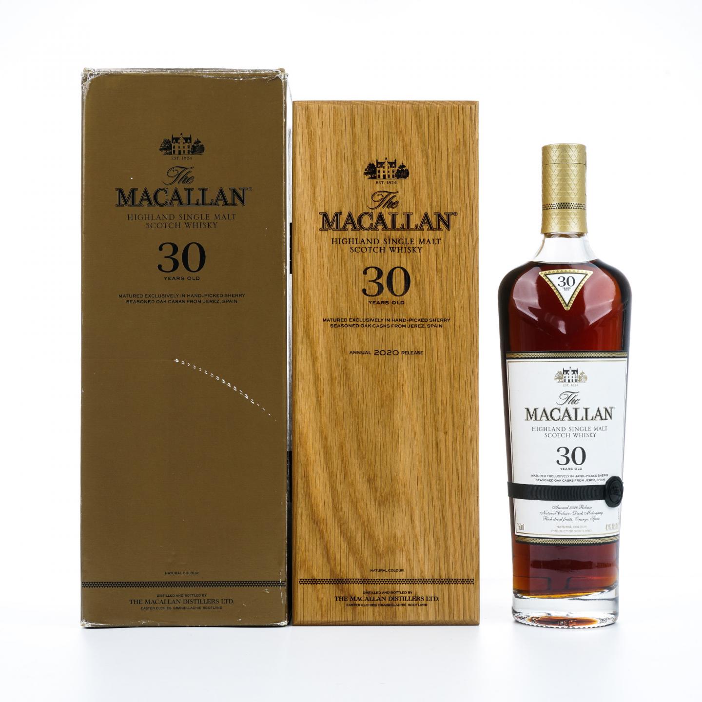 Macallan 麦卡伦 30年 2020 黑腰带 750ml