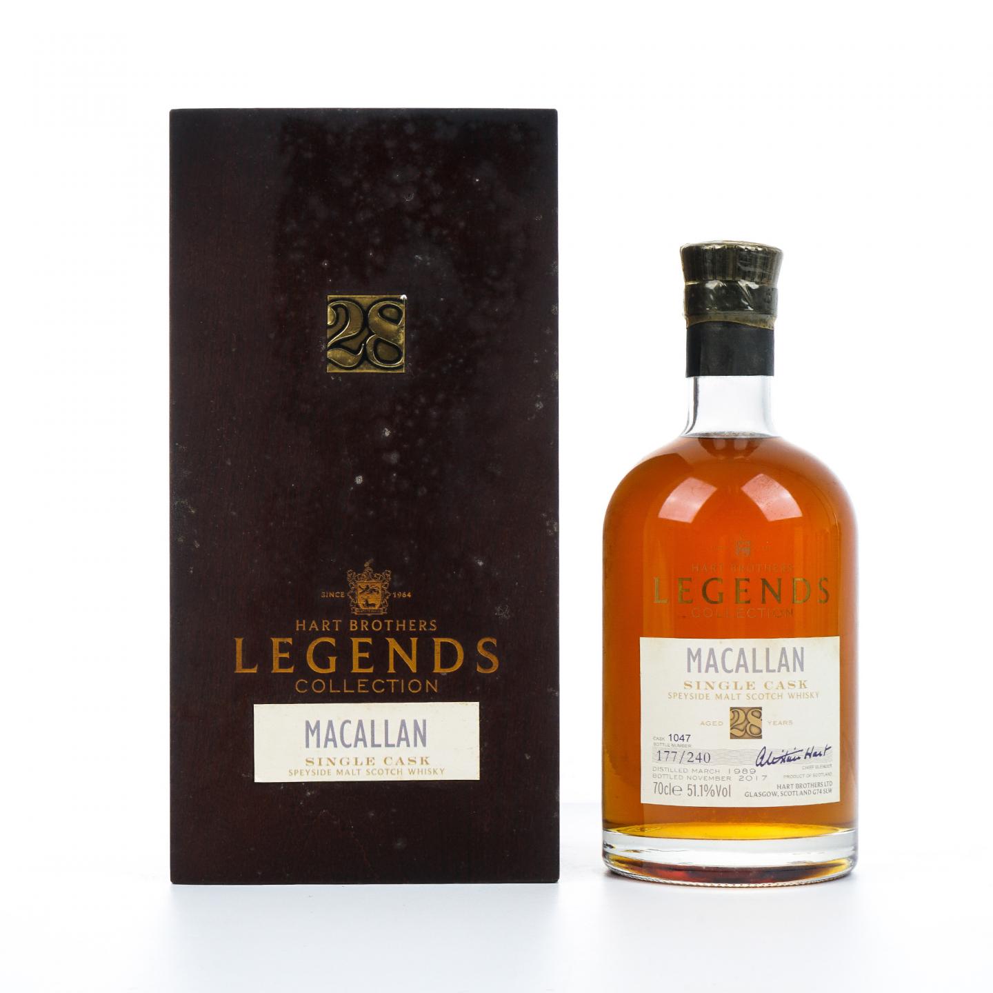 Macallan 麦卡伦 28年 1989-2017 HB 雪莉单桶#1047