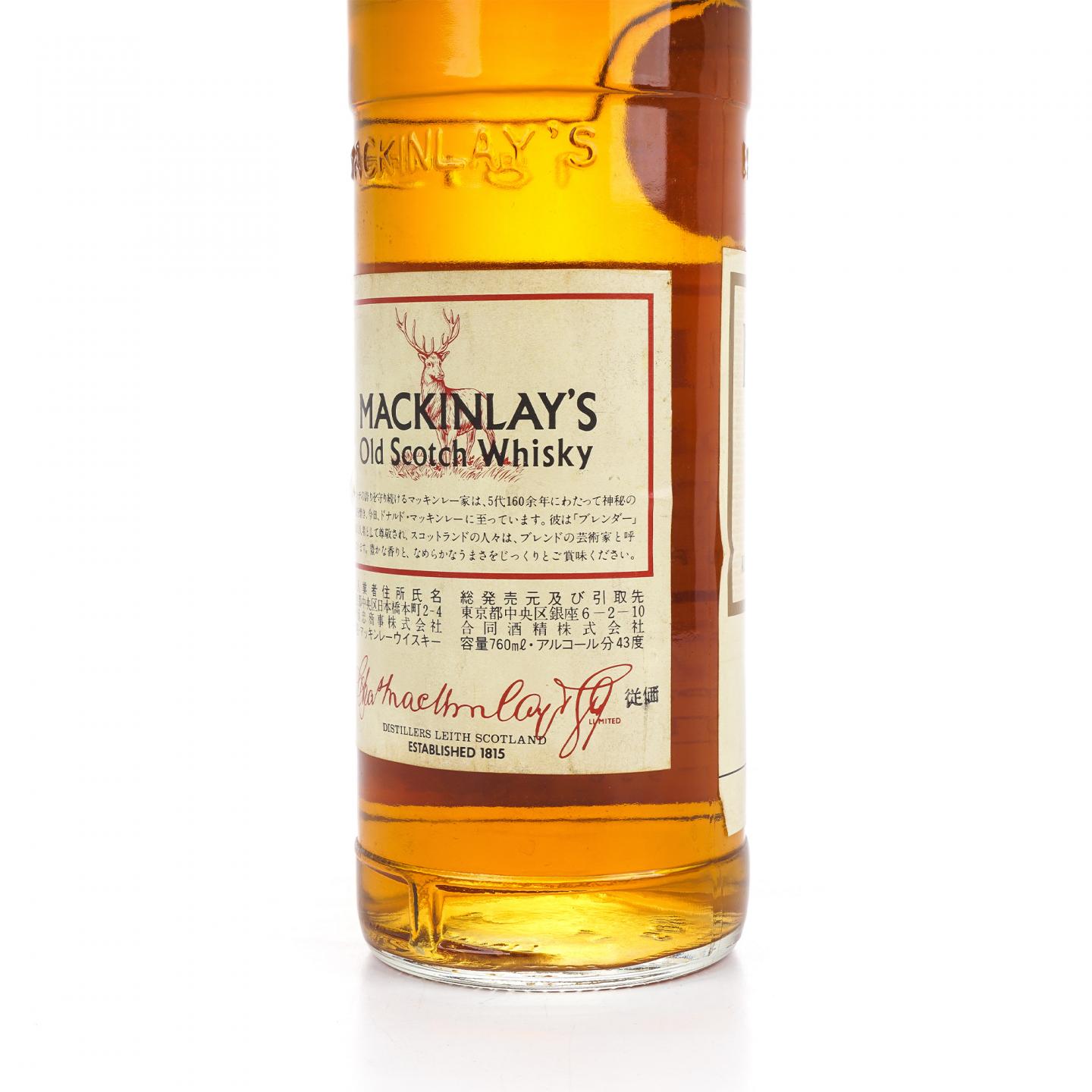 Mackinlay's 苏格兰调和威士忌 特级 760ml