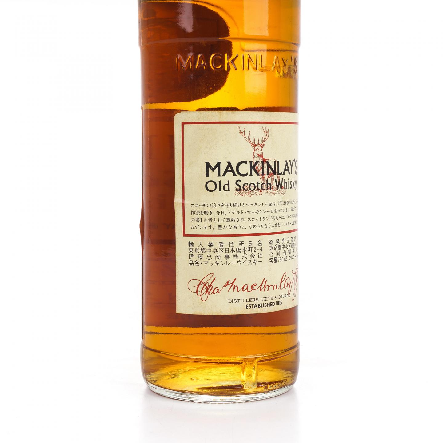 Mackinlay's 苏格兰调和威士忌 特级 760ml