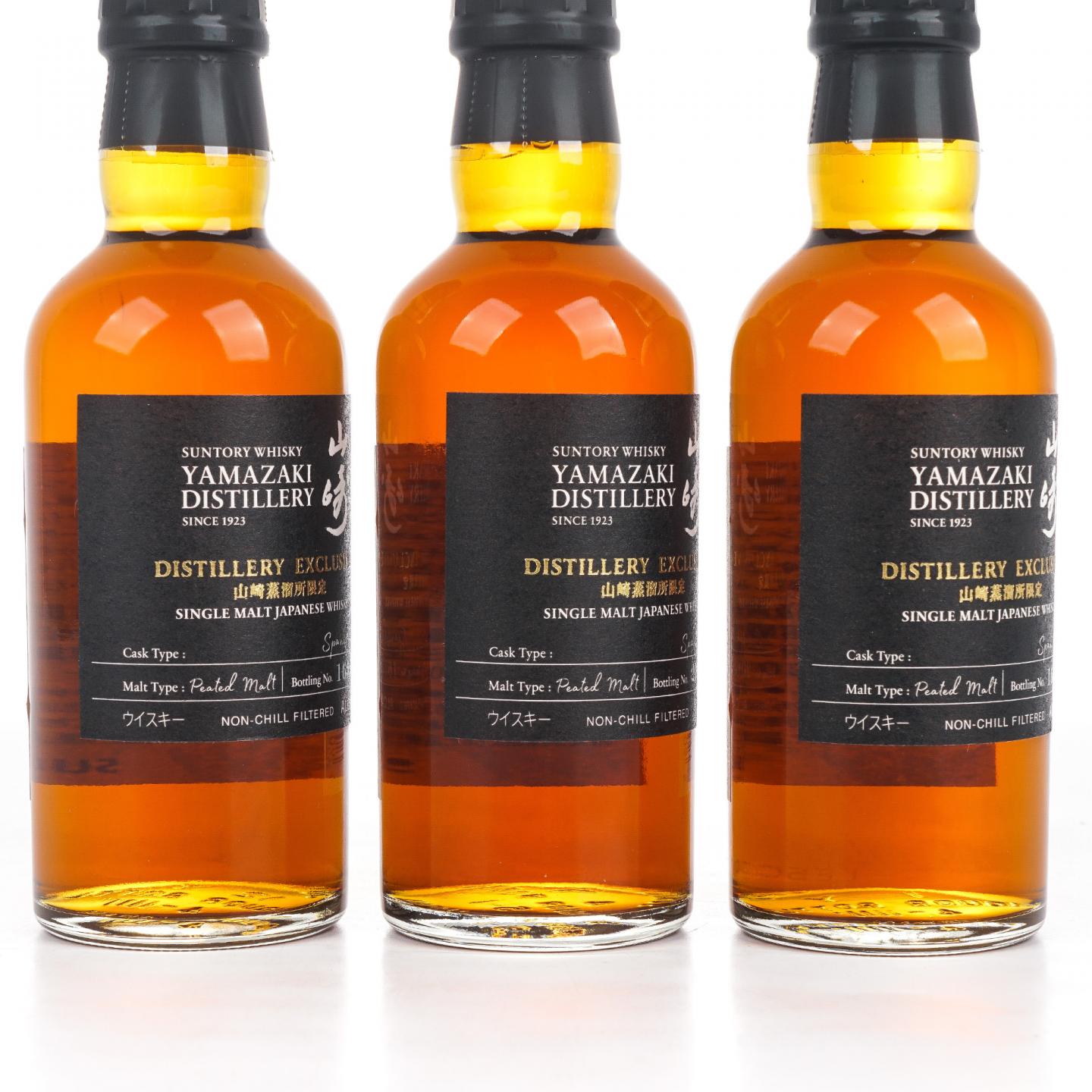 【中样】山崎蒸馏所限定 Peated Malt 180ml*3支组