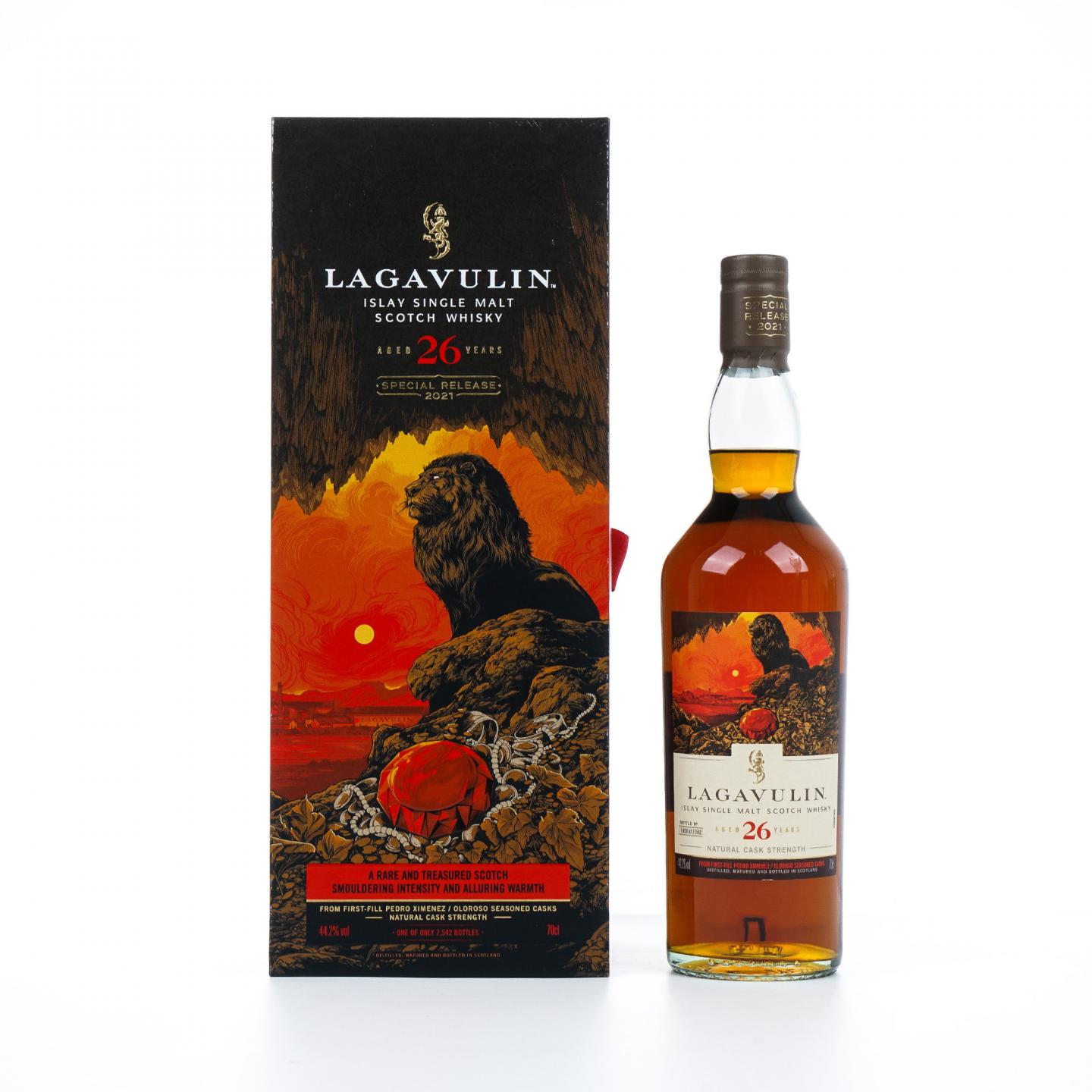 Lagavulin 乐加维林 26年 SR2021 狮王珍宝 桶强