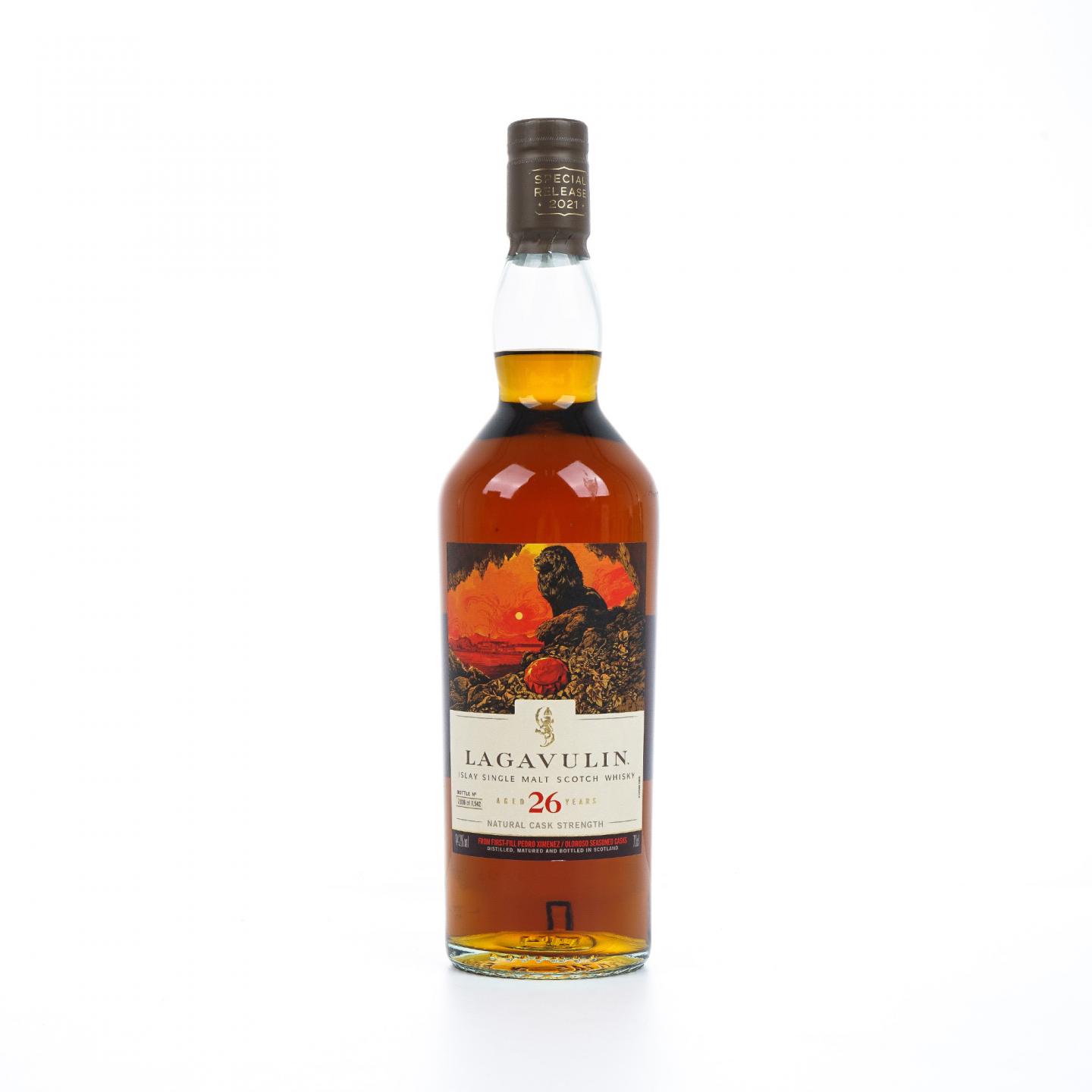 Lagavulin 乐加维林 26年 SR2021 狮王珍宝 桶强