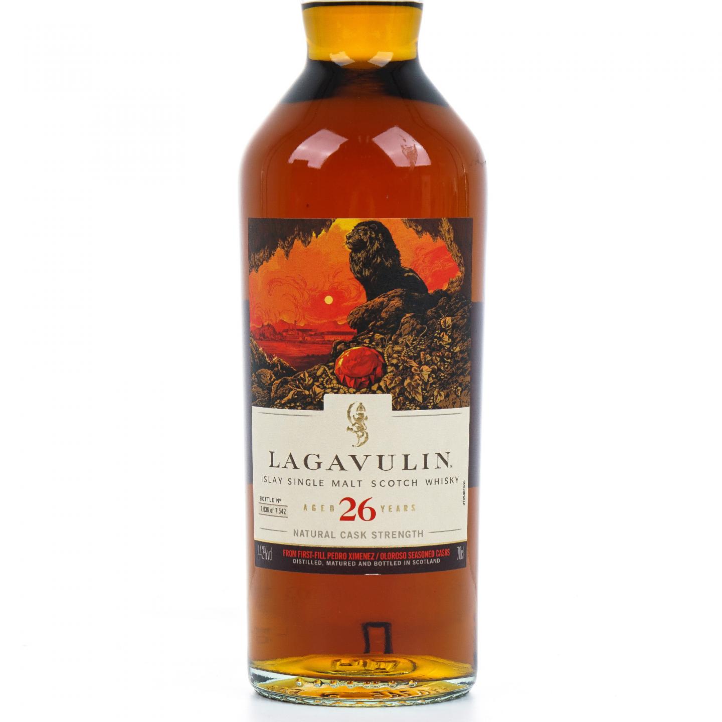 Lagavulin 乐加维林 26年 SR2021 狮王珍宝 桶强