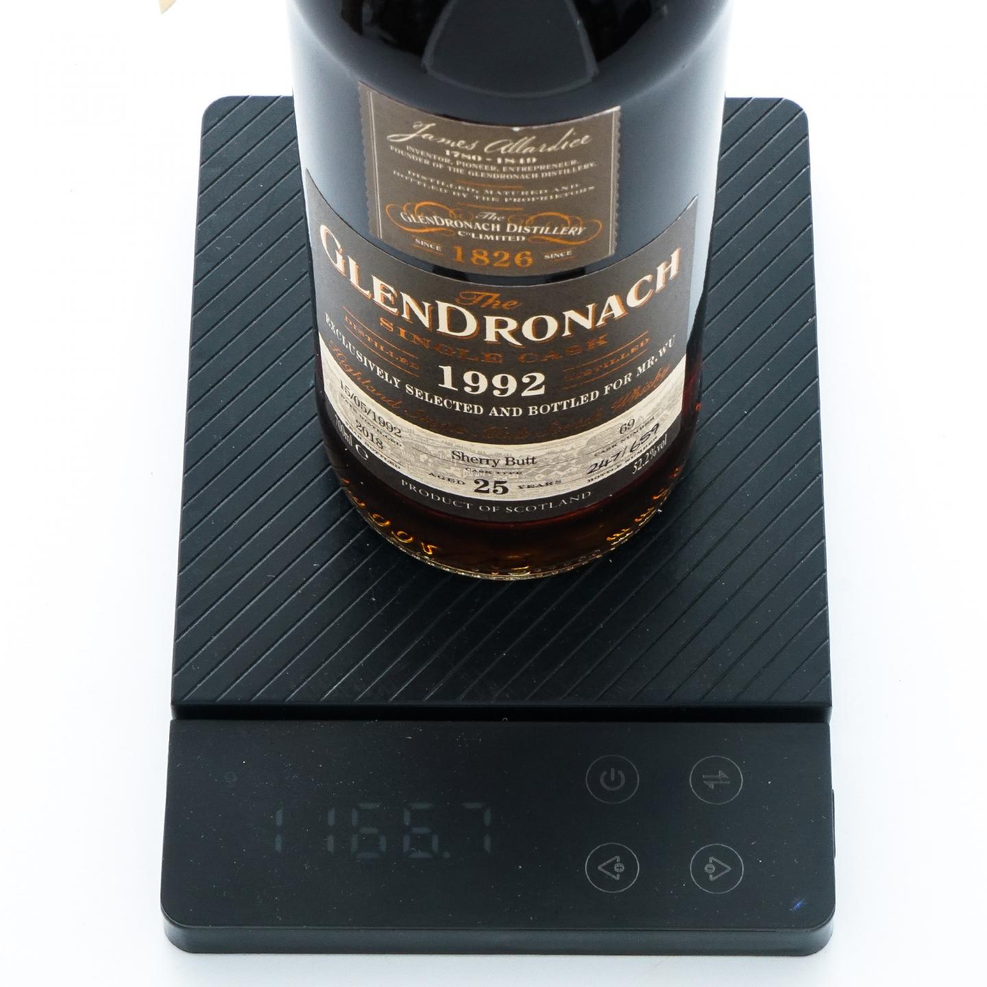 Glendronach 格兰多纳 25年 1992-2018 雪莉单桶#69