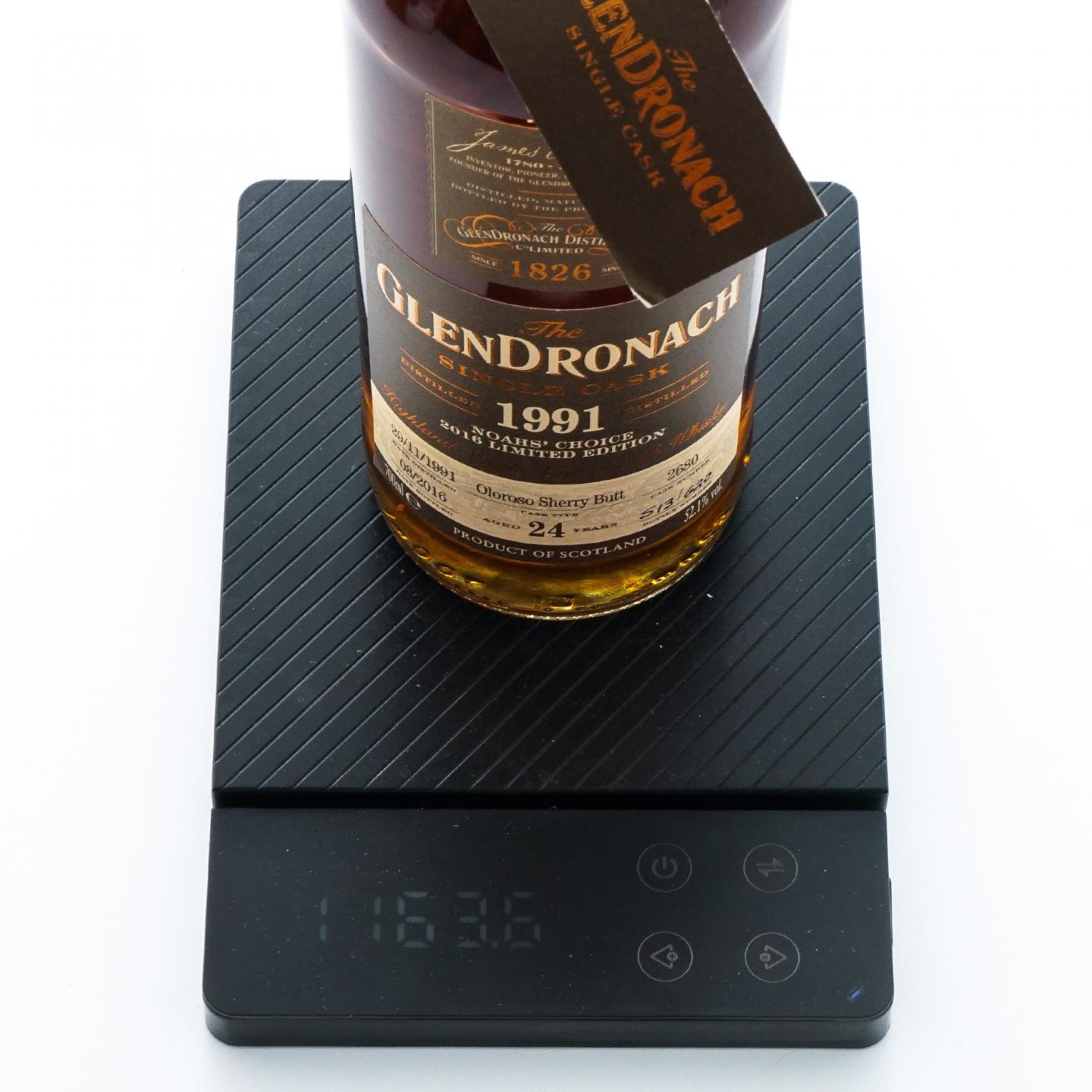 Glendronach 格兰多纳 24年 1991-2016 雪莉单桶#2680 非原盒