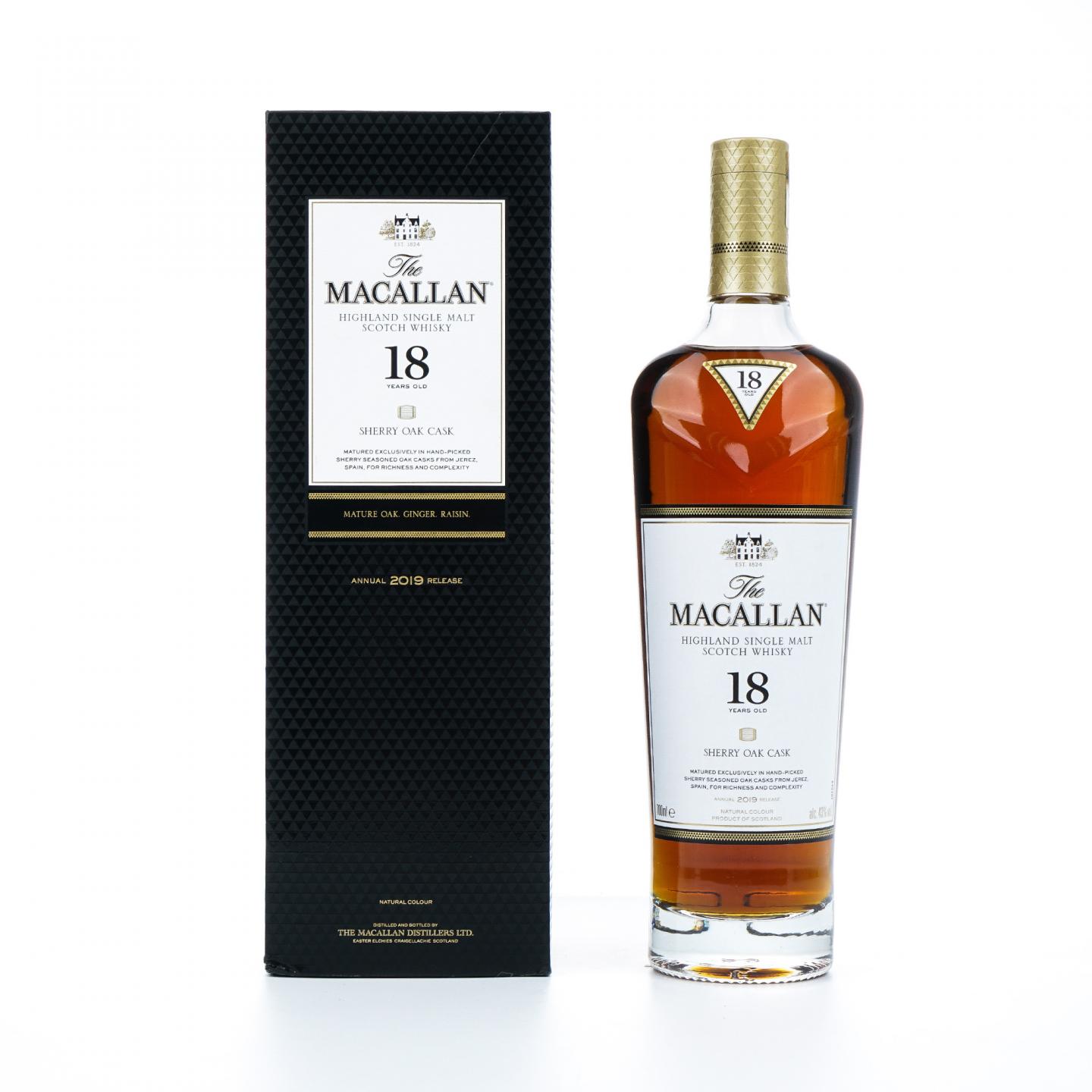 【附X光图】Macallan 麦卡伦 18年 2019 雪莉桶