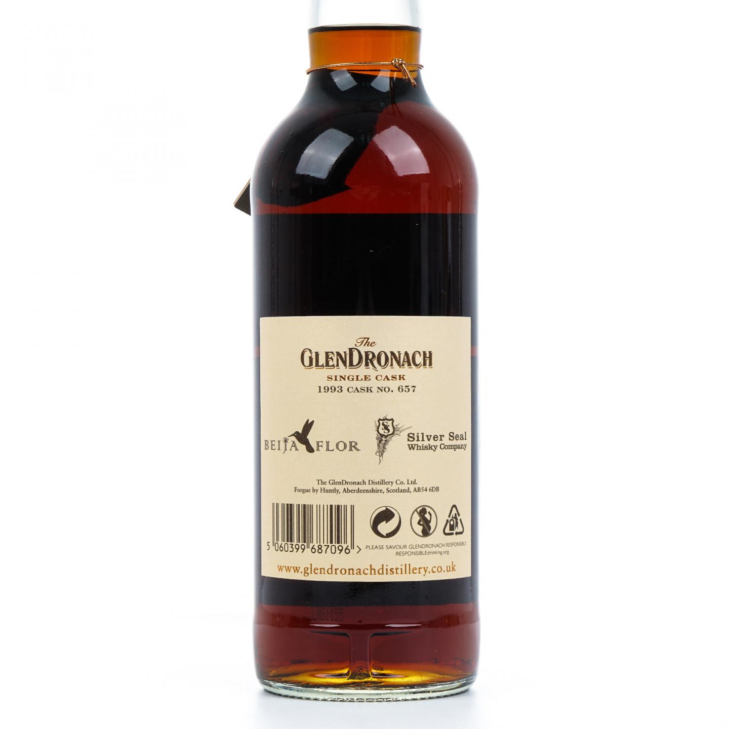 Glendronach 格兰多纳 25年 1993-2018 雪莉单桶#657 非原盒