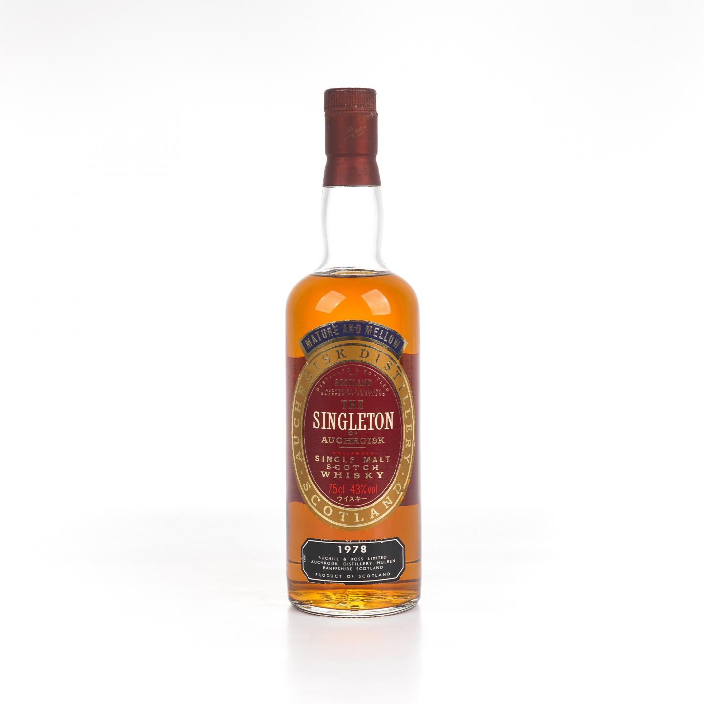 奥克罗斯克 1978-1990 雪莉桶 Singleton 750ml 非原盒