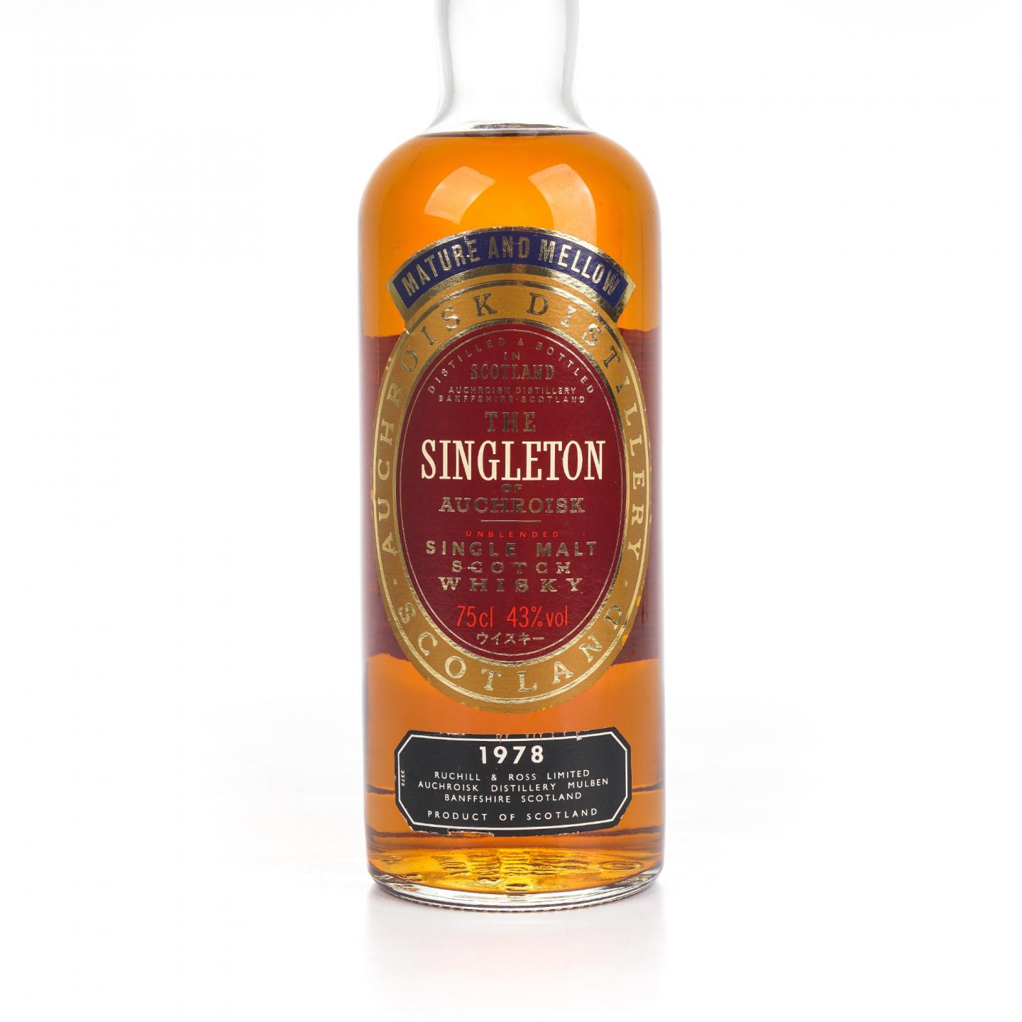 奥克罗斯克 1978-1990 雪莉桶 Singleton 750ml 非原盒