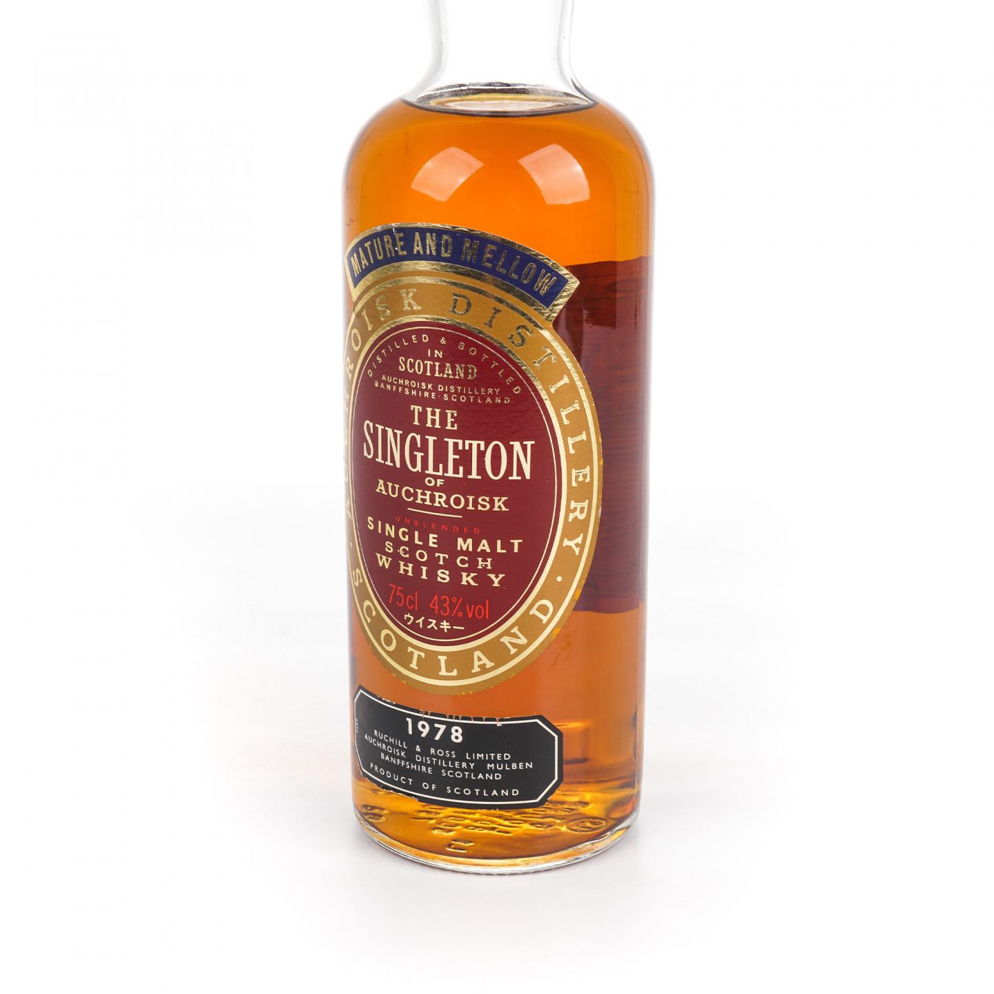 奥克罗斯克 1978-1990 雪莉桶 Singleton 750ml 非原盒