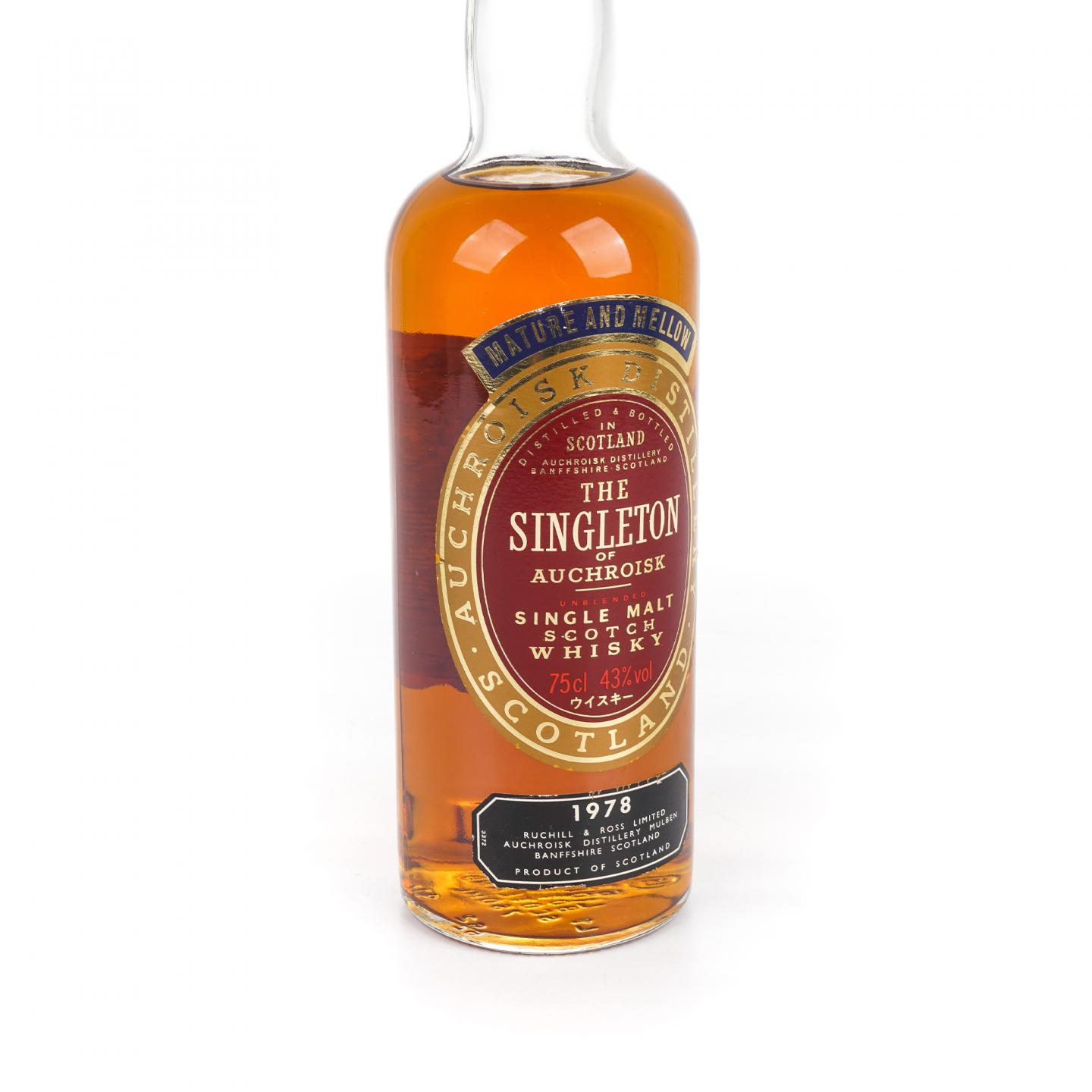 奥克罗斯克 1978-1990 雪莉桶 Singleton 750ml 非原盒
