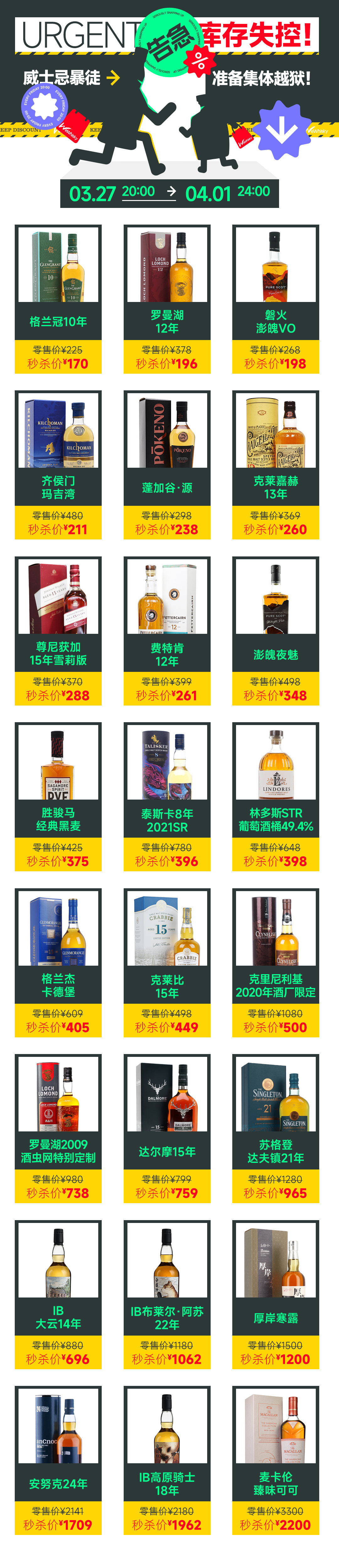 告急：库存失控！威士忌暴徒准备集体越狱！