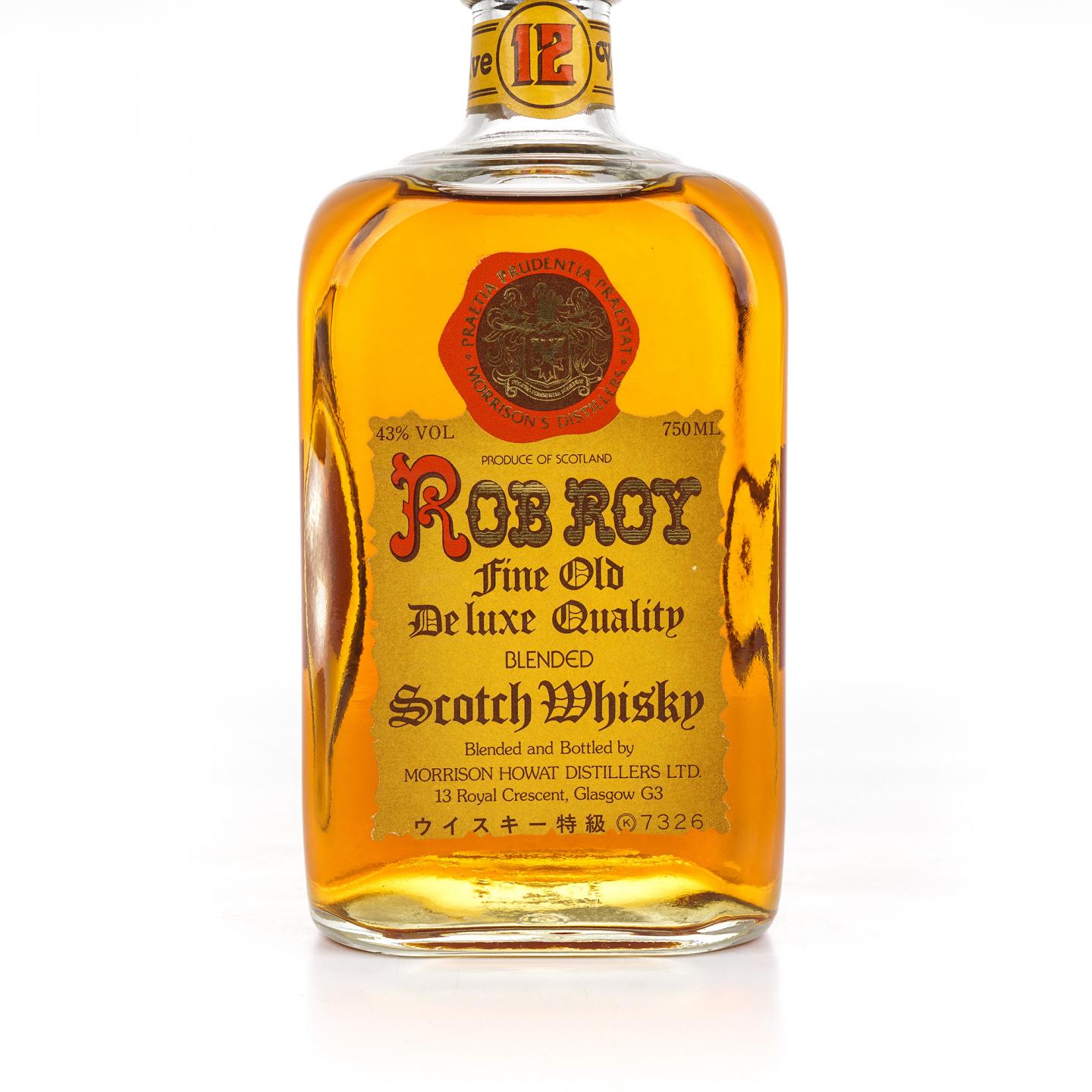 Rob Roy 12年 豪华版调和苏威 750ml