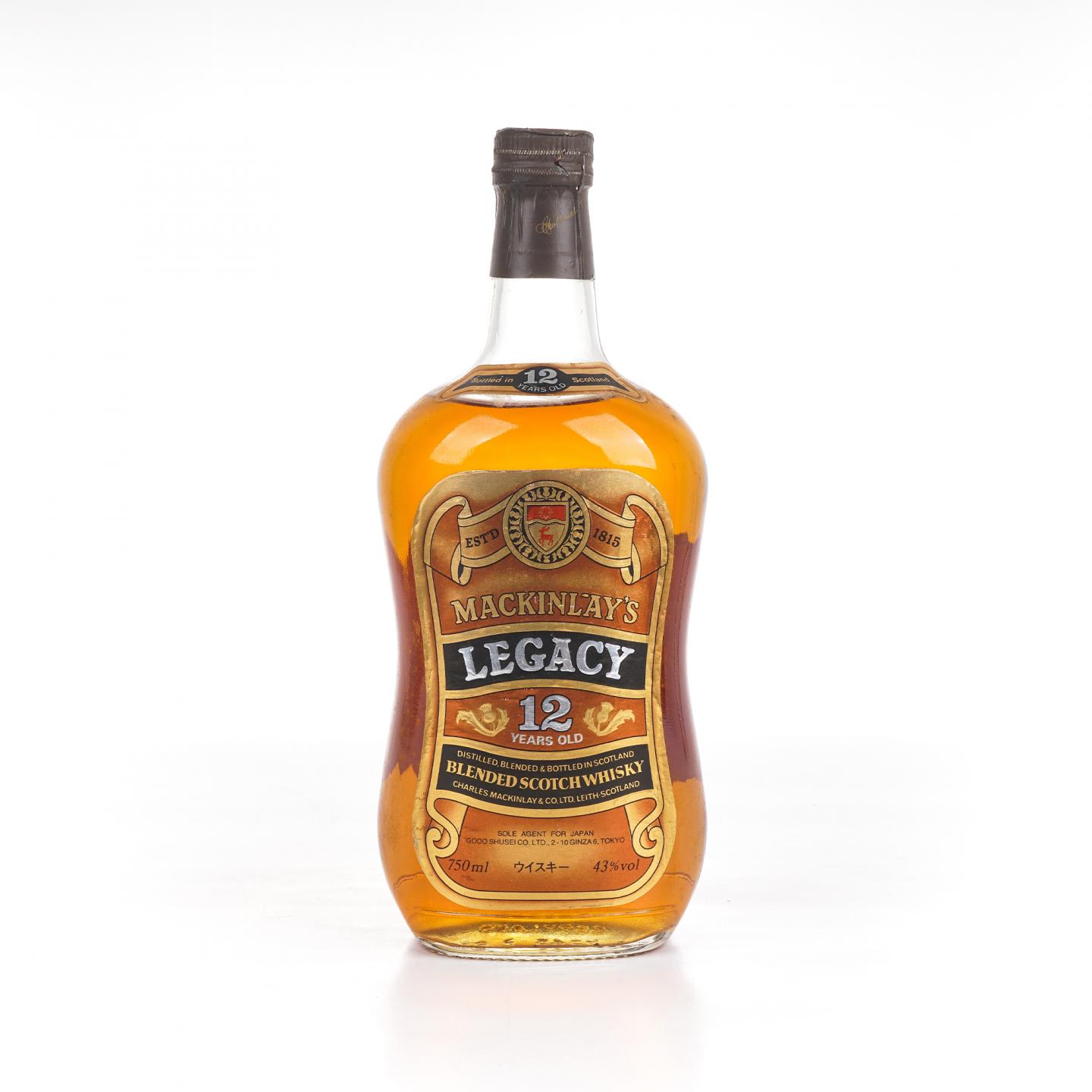 Mackinlay's Legacy 12年 调和苏威 750ml