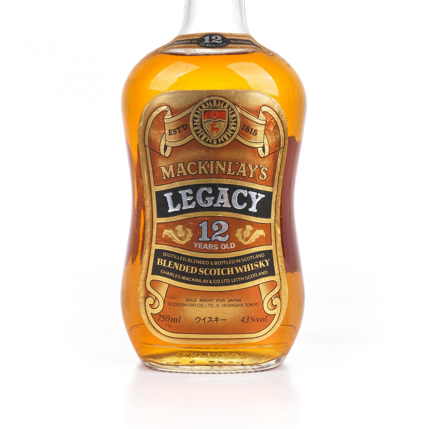 Mackinlay's Legacy 12年 调和苏威 750ml