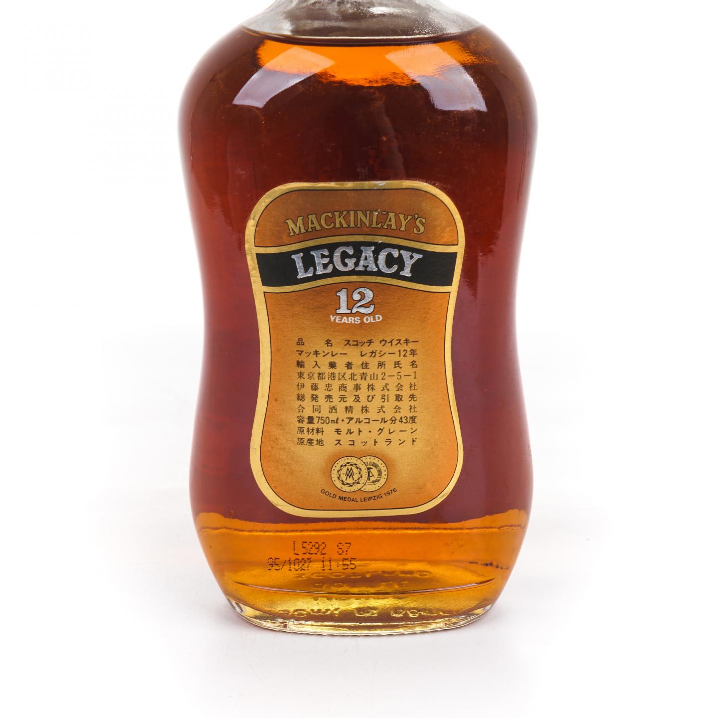 Mackinlay's Legacy 12年 调和苏威 750ml
