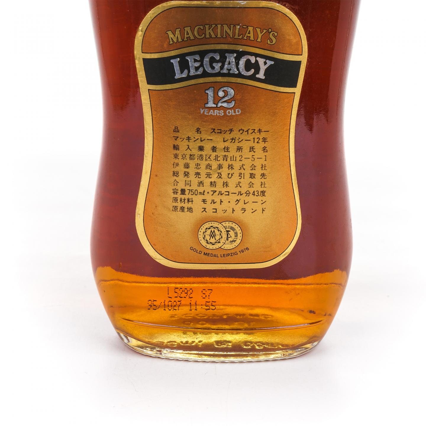 Mackinlay's Legacy 12年 调和苏威 750ml