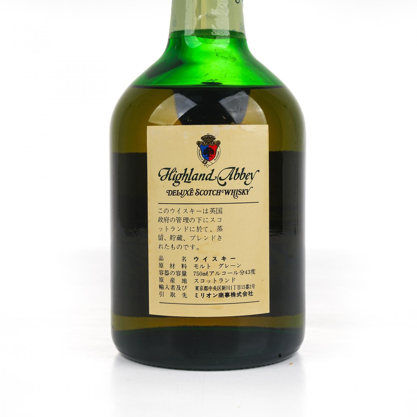Highland Abbey 12年 豪华版调和苏威 750ml