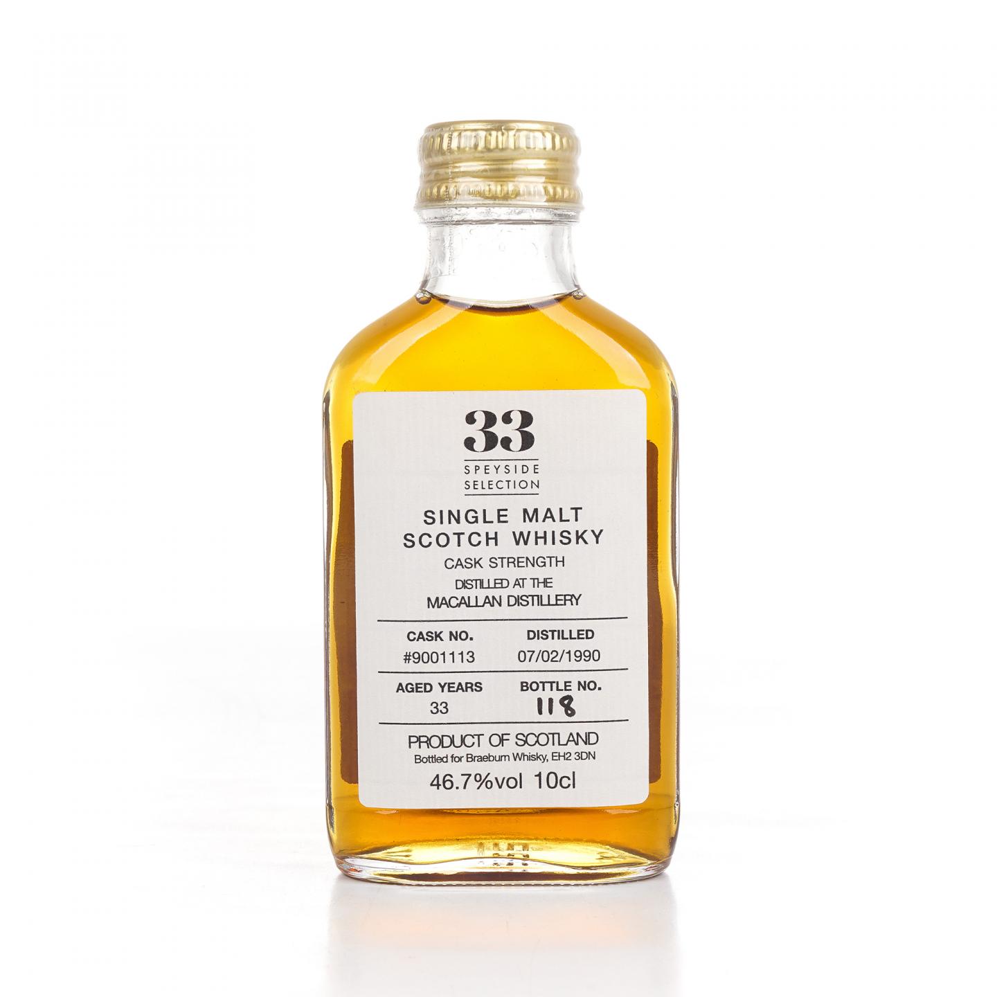 【酒版】Speyside Selection 麦卡伦 33 年单桶原酒 100ml