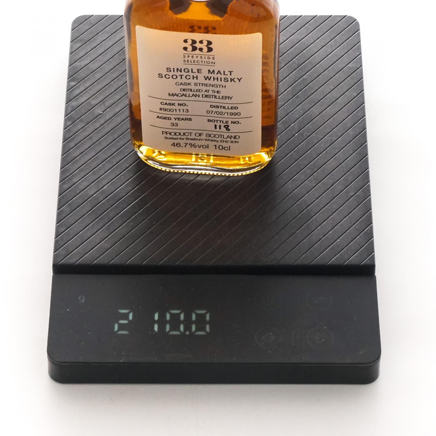 【酒版】Speyside Selection 麦卡伦 33 年单桶原酒 100ml