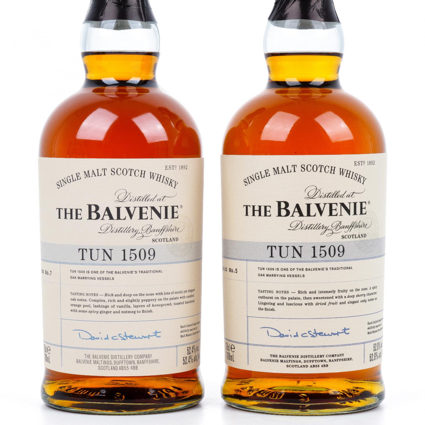 Balvenie 百富 Tun 1509 第1-8批次全套 8支组