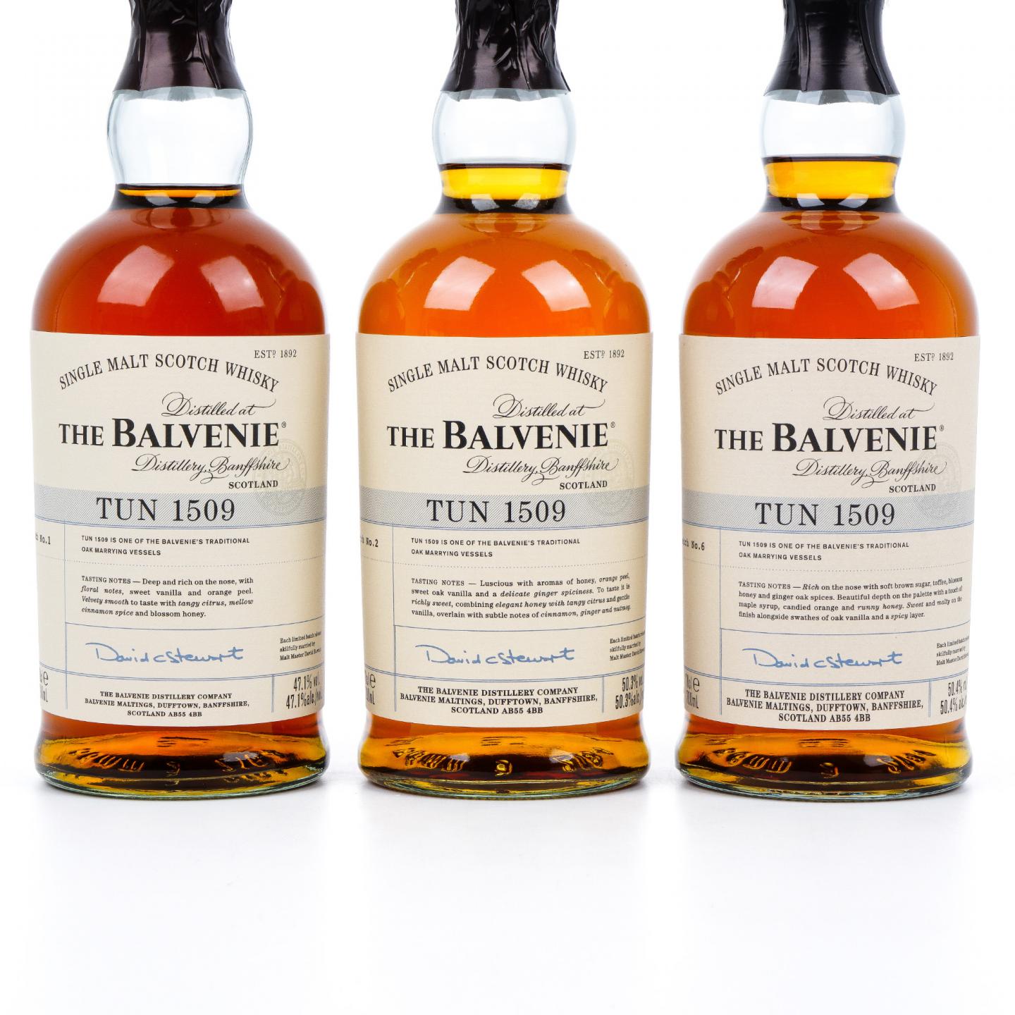 Balvenie 百富 Tun 1509 第1-8批次全套 8支组