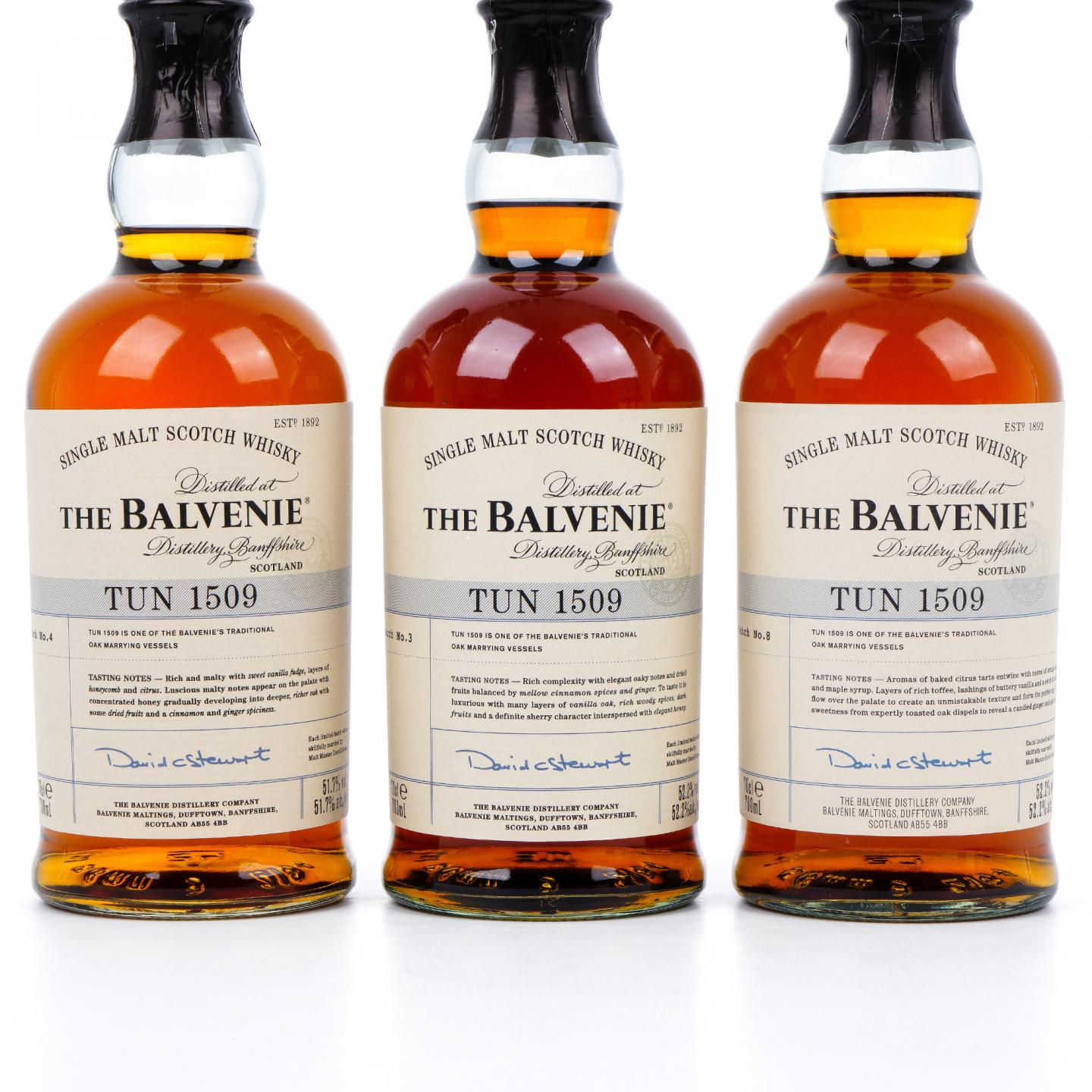 Balvenie 百富 Tun 1509 第1-8批次全套 8支组