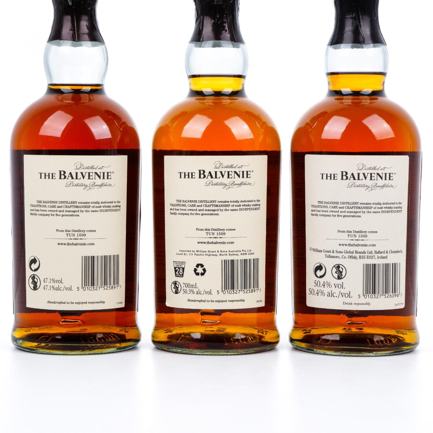 Balvenie 百富 Tun 1509 第1-8批次全套 8支组