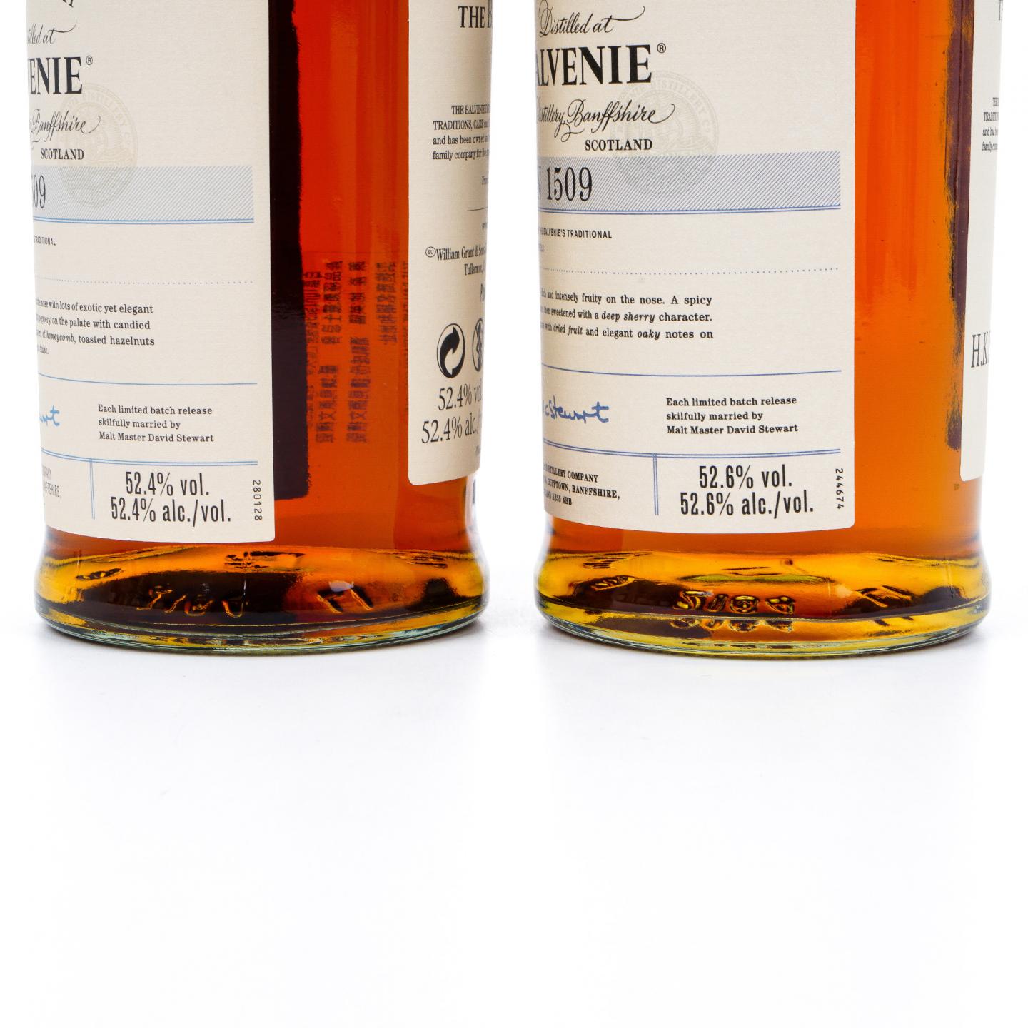 Balvenie 百富 Tun 1509 第1-8批次全套 8支组